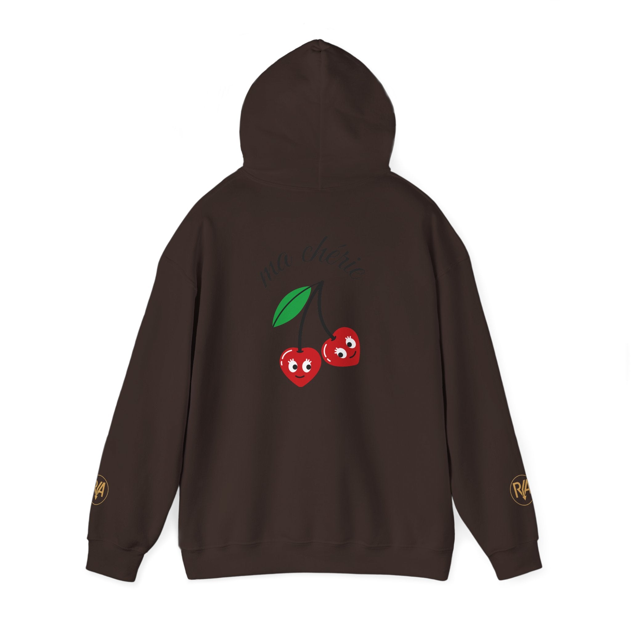 Cherry Mariette Hoodie — Cute Retro Cherry Graphic Hooded Sweatshirt