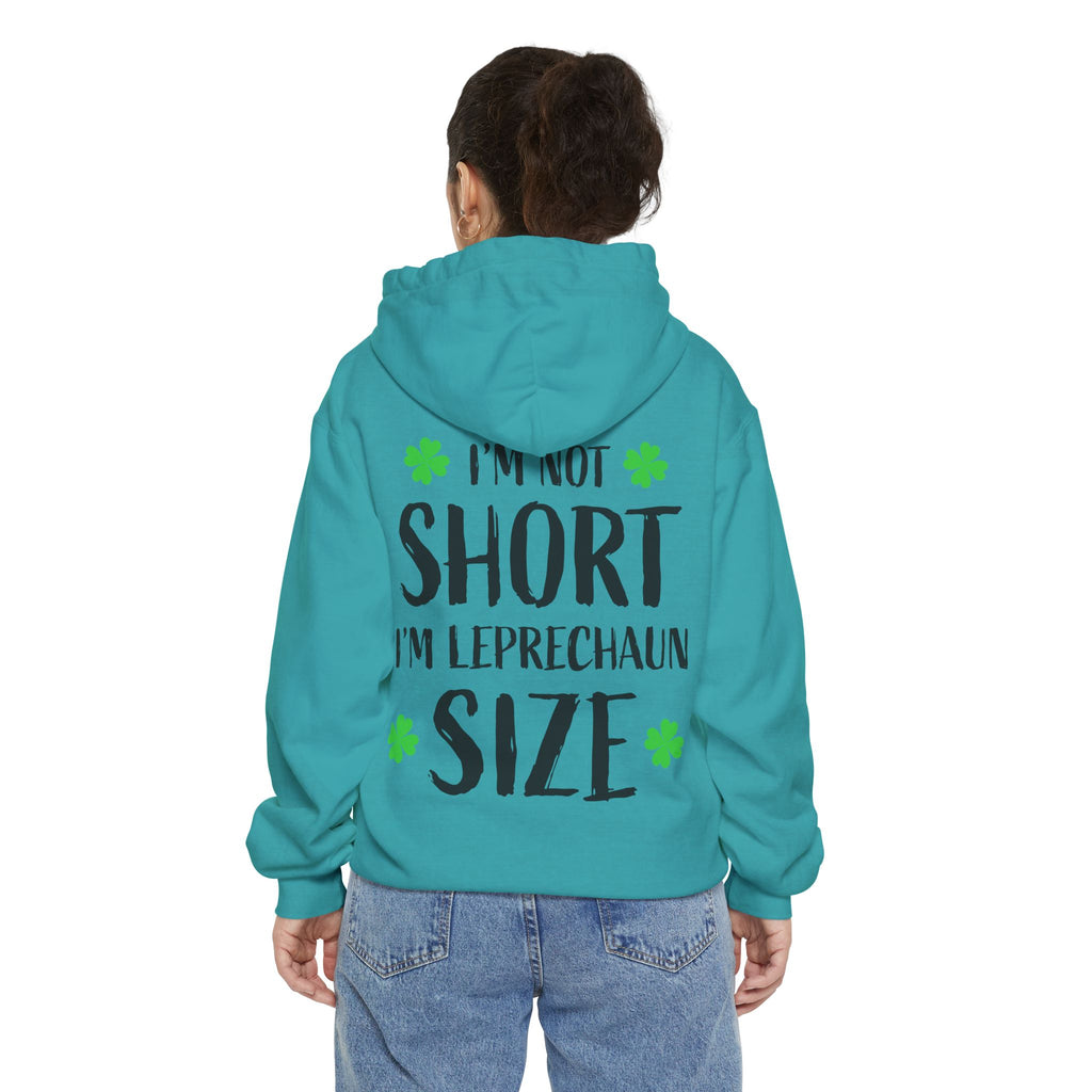 Hoodie — “I’m Not Short I’m Leprechaun Size” St. Patrick’s Day Novelty Hoodie