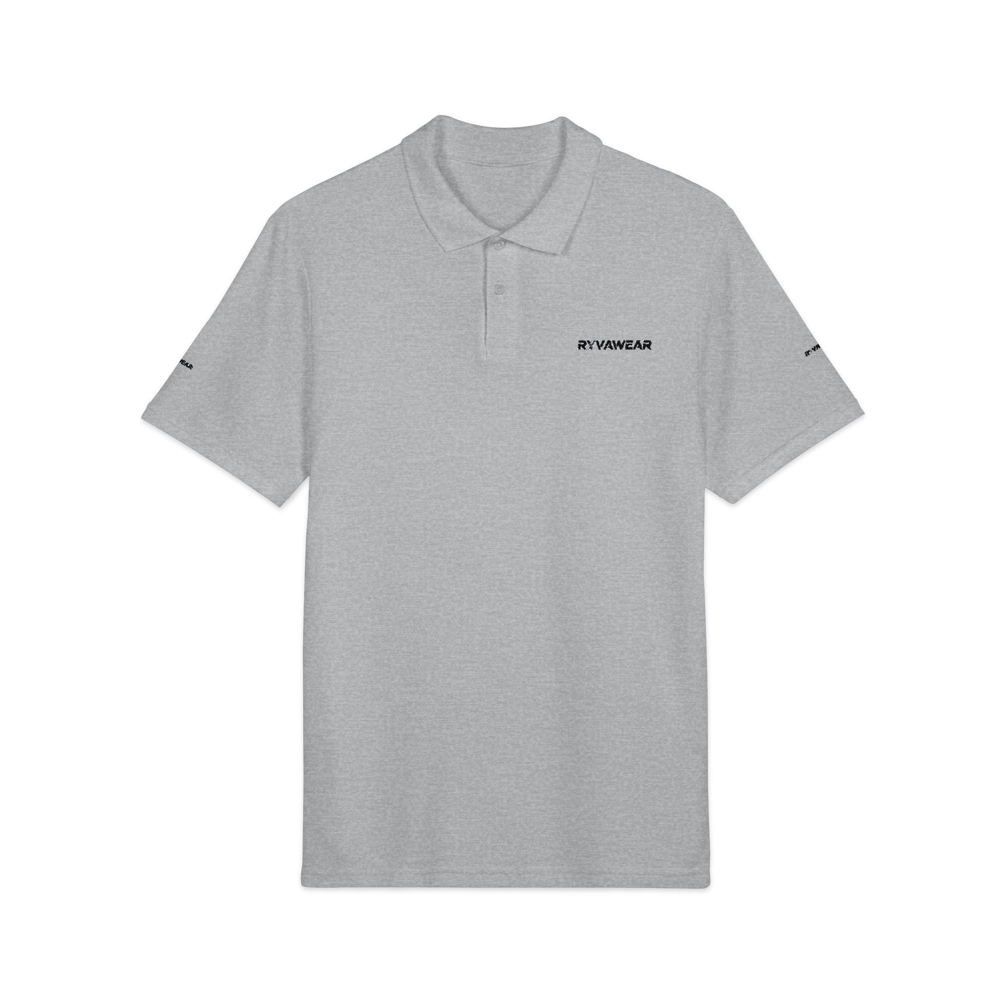 Embroidered Classic Polo Shirt — Minimal Chest & Back Logo
