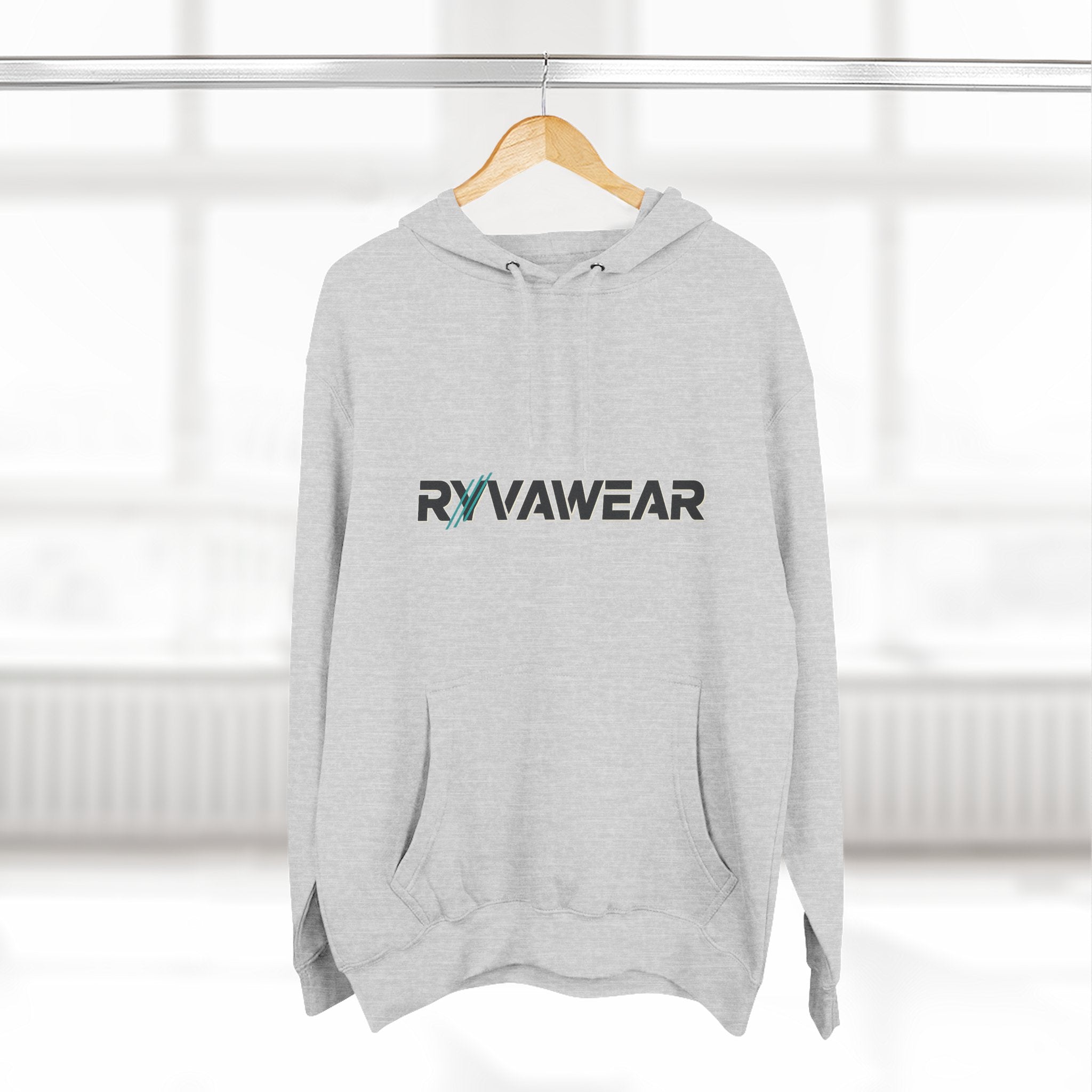 RYVAWEAR Logo Hoodie — Minimal Branded Fleece Pullover
