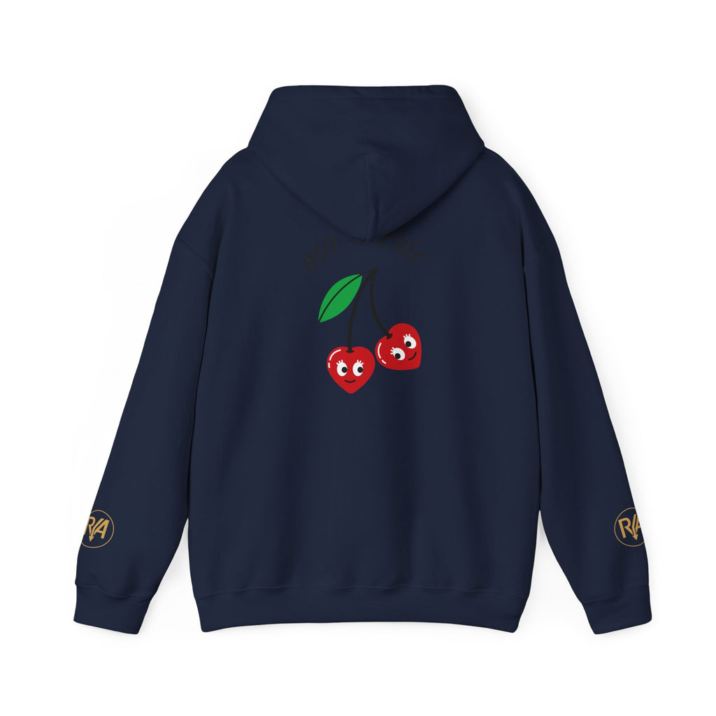 Cherry Mariette Hoodie — Cute Retro Cherry Graphic Hooded Sweatshirt