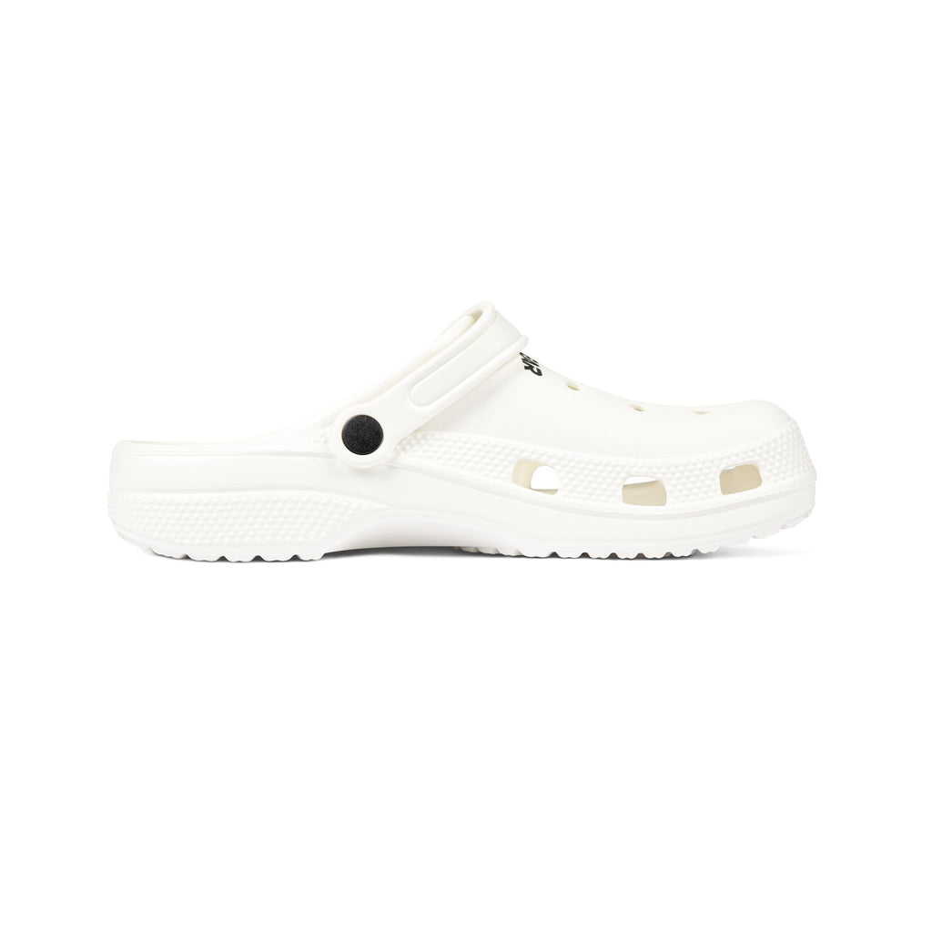 White EVA Foam Clogs — Lightweight Waterproof Slip-On Shoes