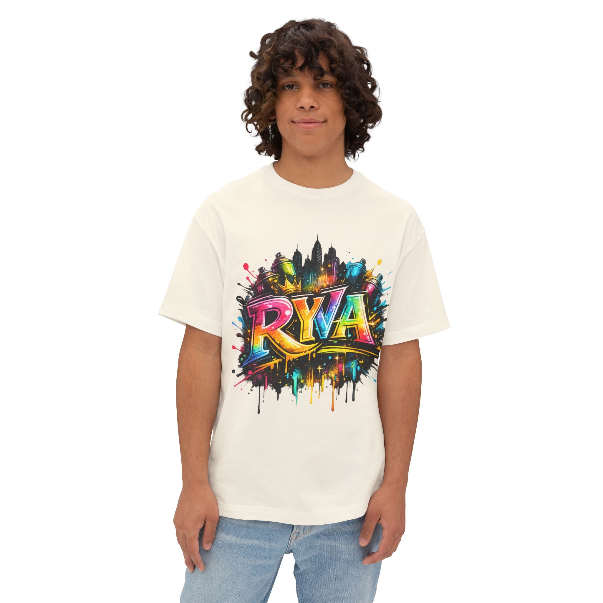 RVA Graffiti Skyline Tee — Richmond Street Art Graphic T-Shirt
