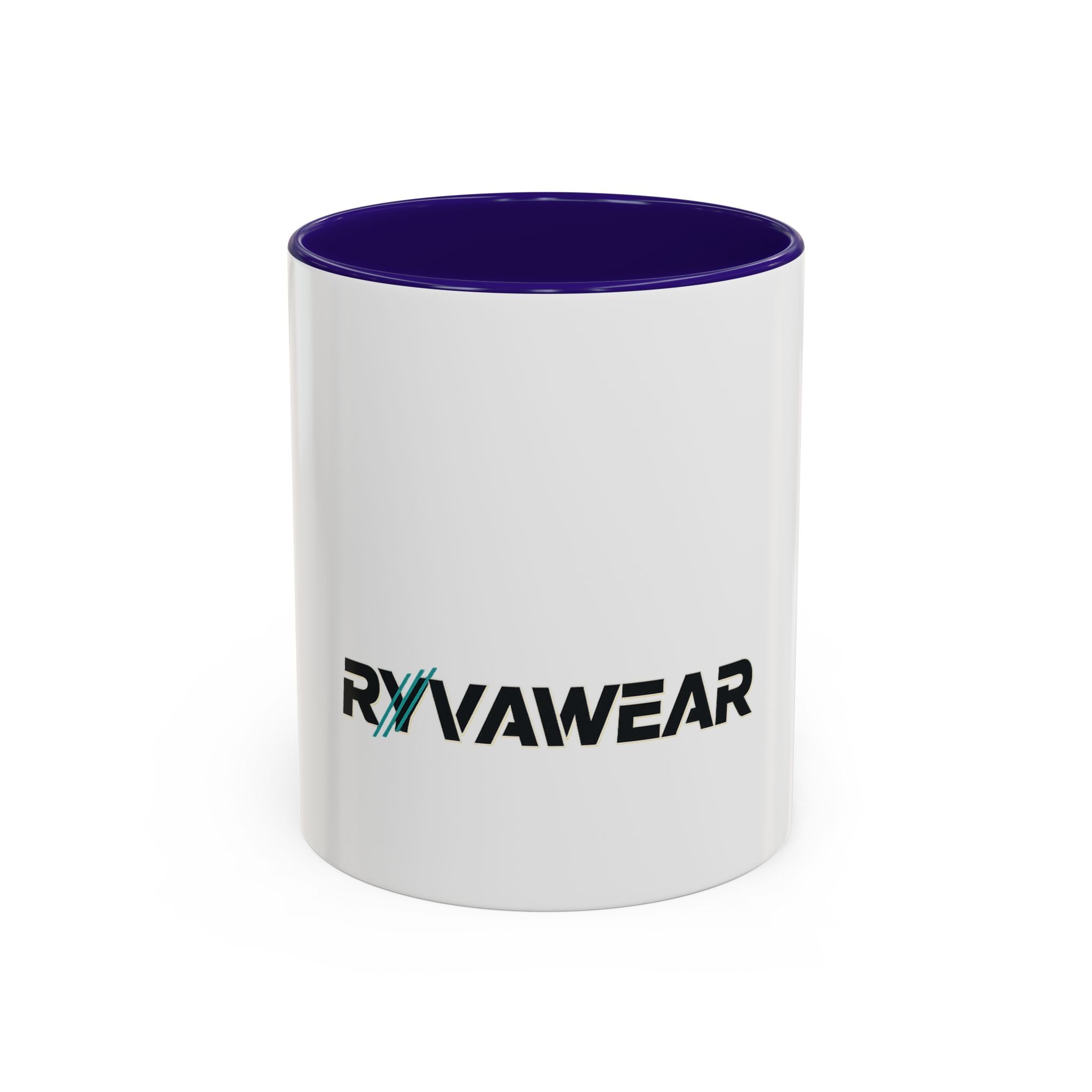 RyvaWear Logo Coffee Mug (11oz & 15oz) - Branded Ceramic Mug with Black Handle & Interior