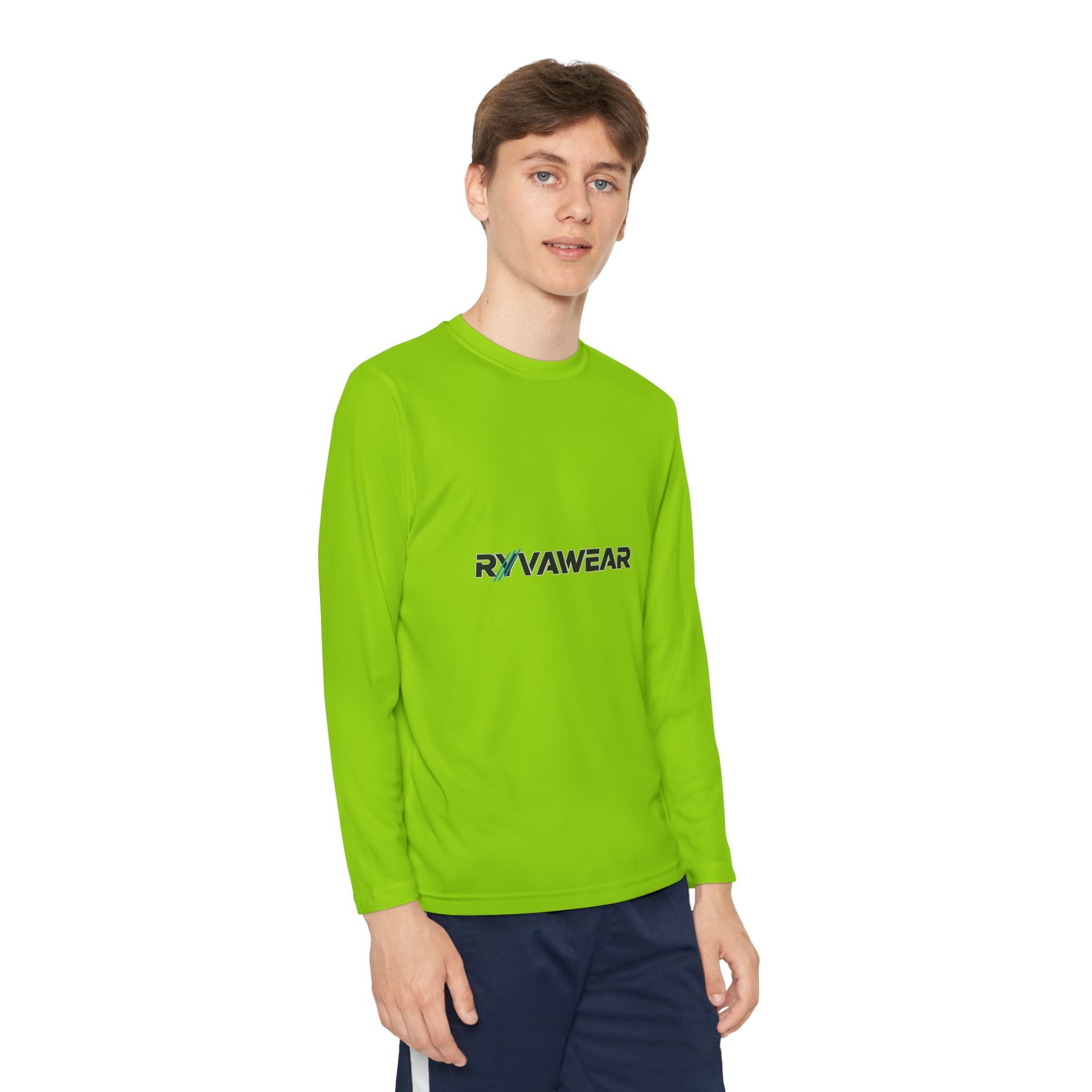 Youth Long Sleeve Tee — RYVAWEAR Minimal Logo