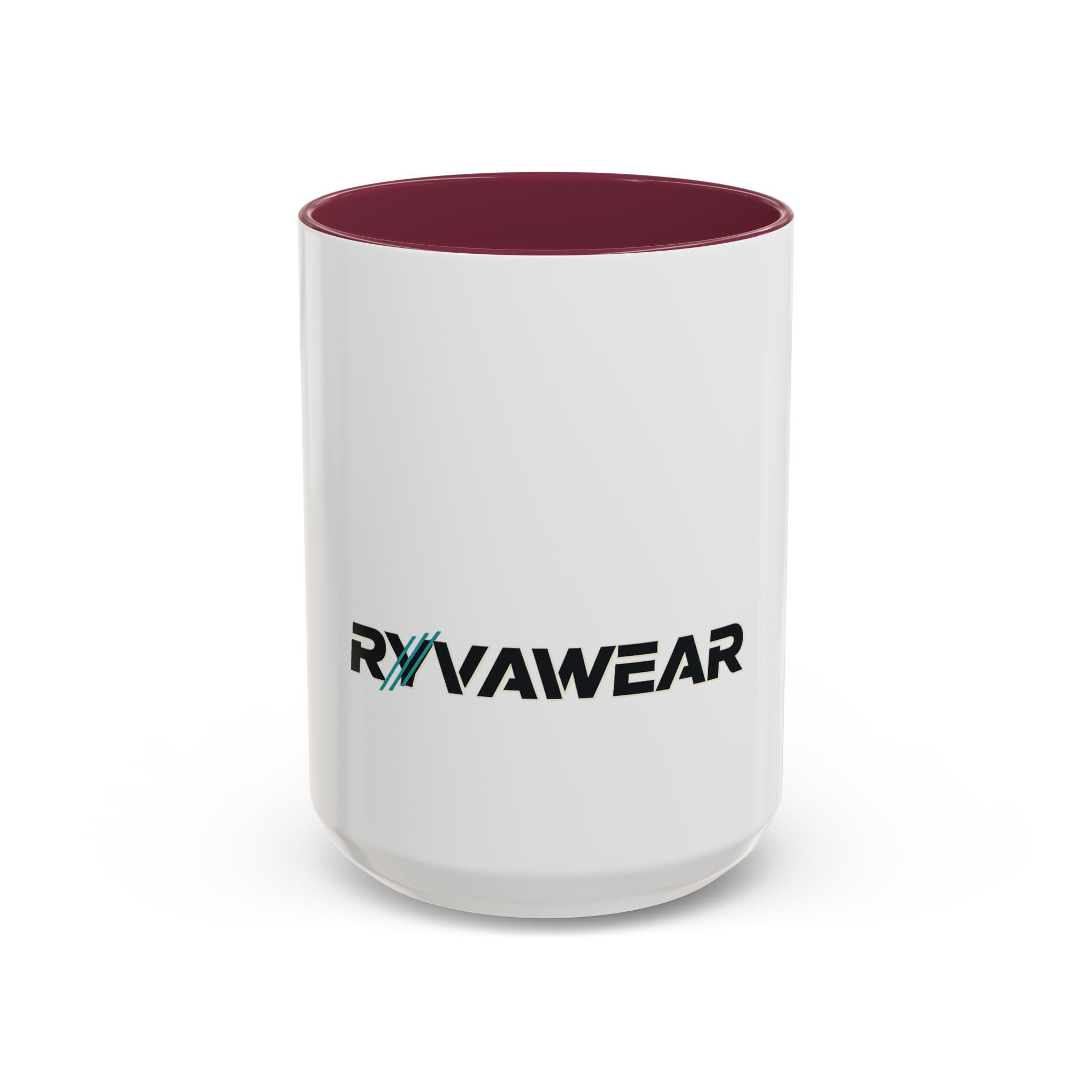 RyvaWear Logo Coffee Mug (11oz & 15oz) - Branded Ceramic Mug with Black Handle & Interior