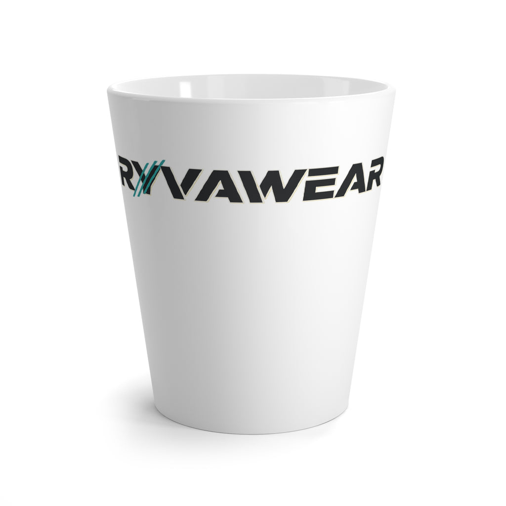 RyvaWear Logo Latte Mug – Branded Ceramic Coffee Cup