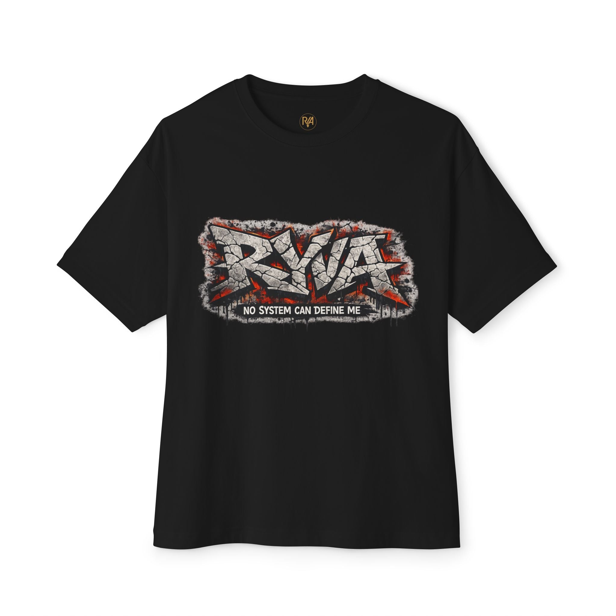 Graffiti 'No System Can Define Me' Boxy Tee