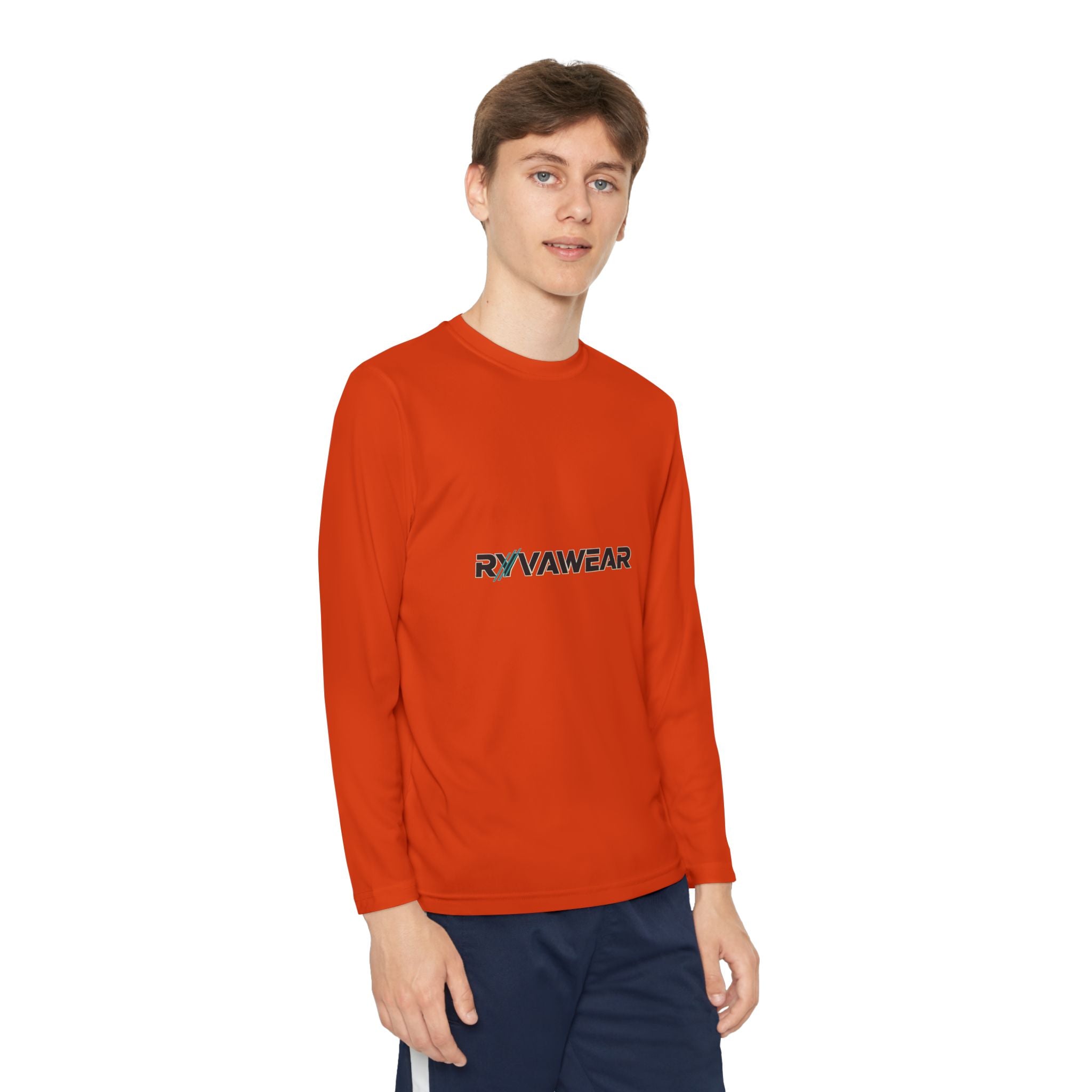 Youth Long Sleeve Tee — RYVAWEAR Minimal Logo