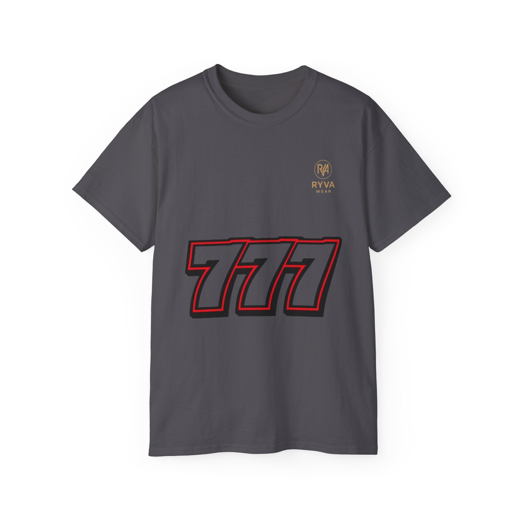 777 Graphic Tee — Lucky Slot Machine Number T-Shirt