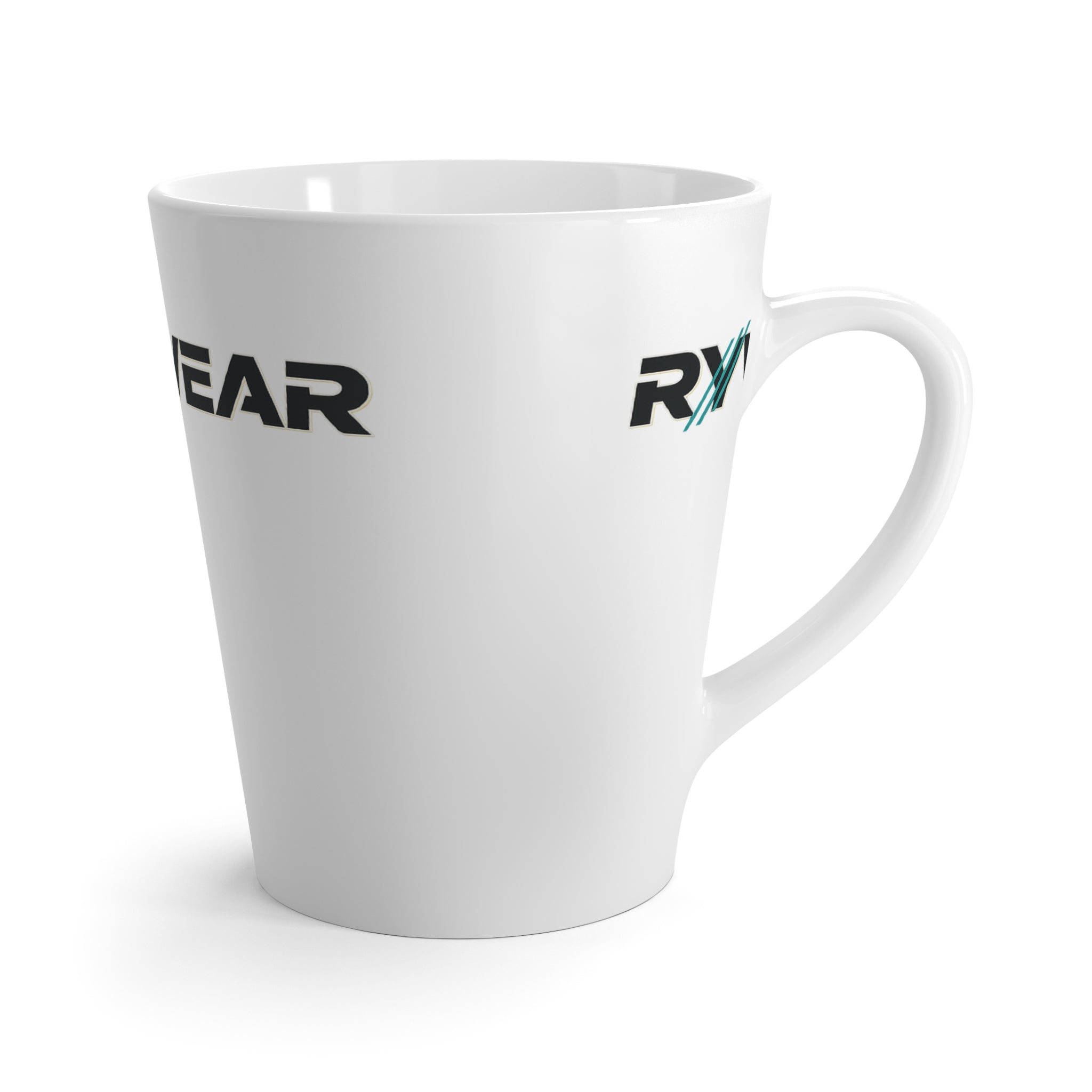 RyvaWear Logo Latte Mug – Branded Ceramic Coffee Cup
