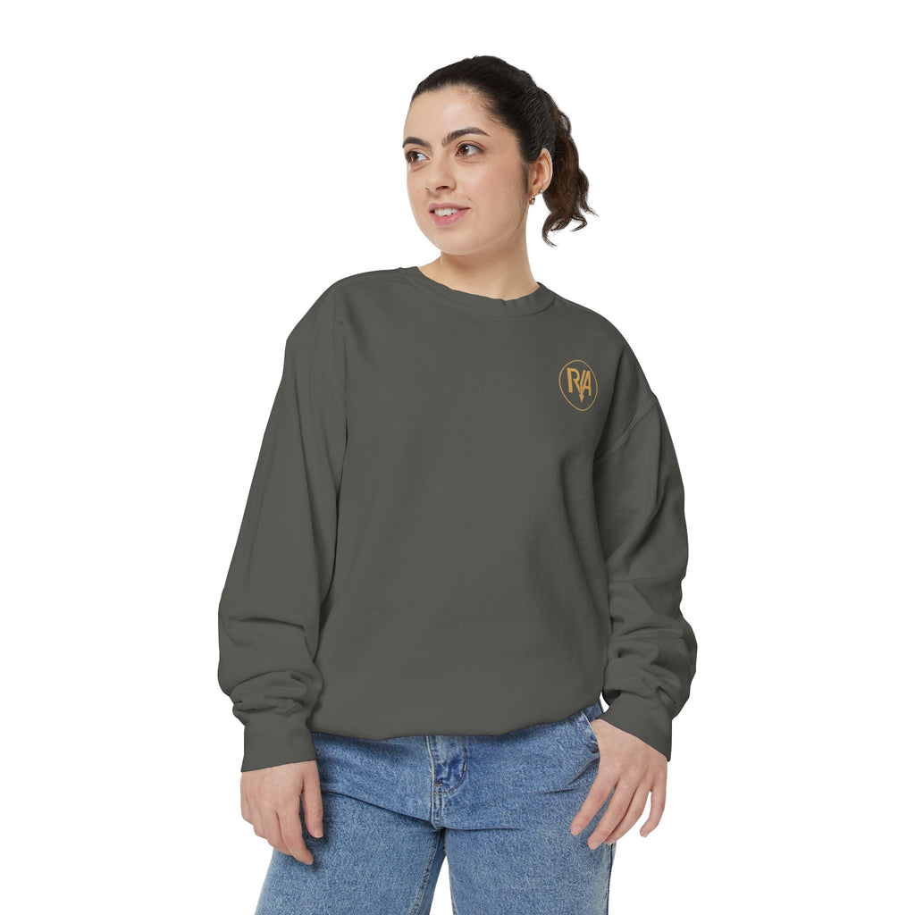 Drink Drank Drunk Sweatshirt — St. Patrick’s Day Shamrock & Horseshoe Crewneck
