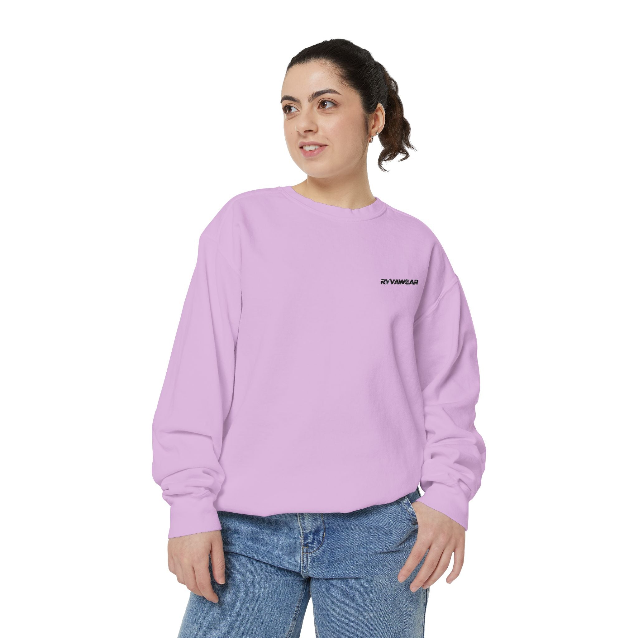 Minimalist Sweatshirt with Tiny Chest Graphic