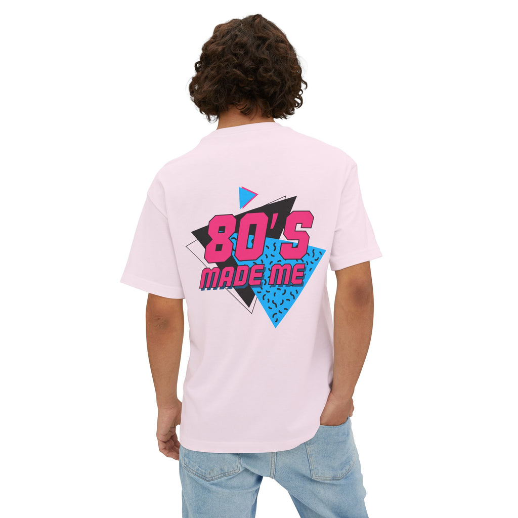 80's Made Me Oversized Boxy Tee — Retro 1980s Graphic T-Shirt