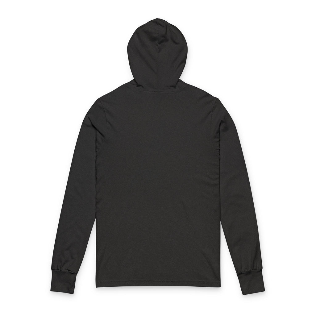 RVVAWEAR Hooded Long Sleeve Tee — Minimal Logo Lightweight Hoodie Tee