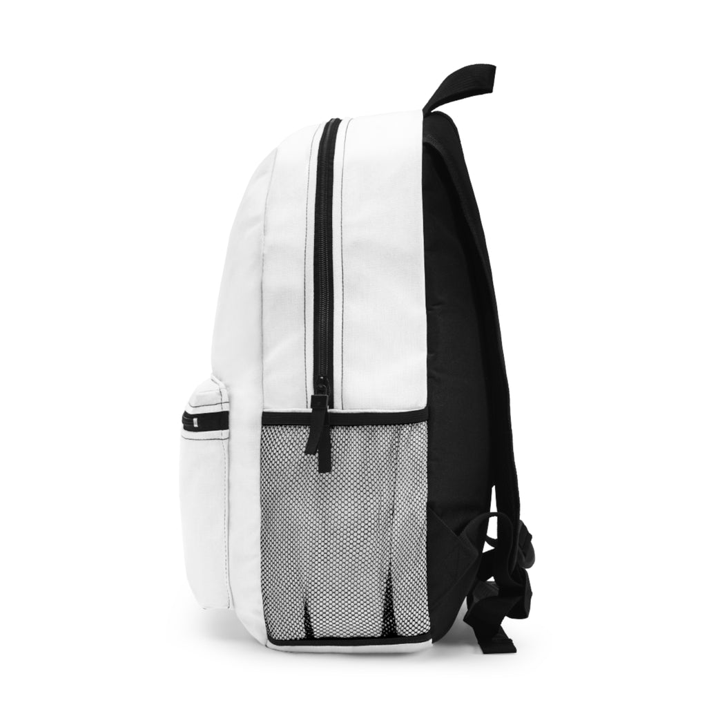 RYVAWEAR Minimalist White Backpack – Lightweight Everyday School & Travel Bag