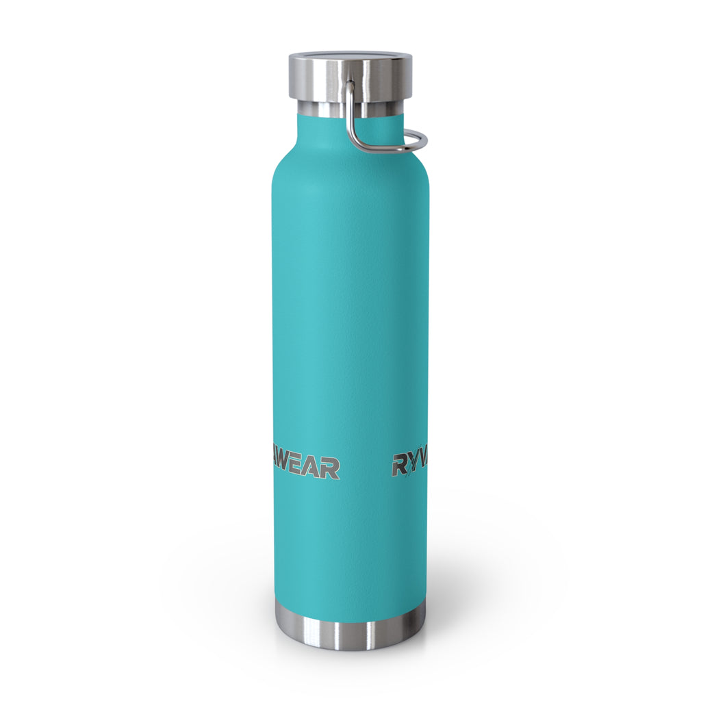 22oz Copper Vacuum Insulated Water Bottle — Double-Wall Stainless Steel Thermos
