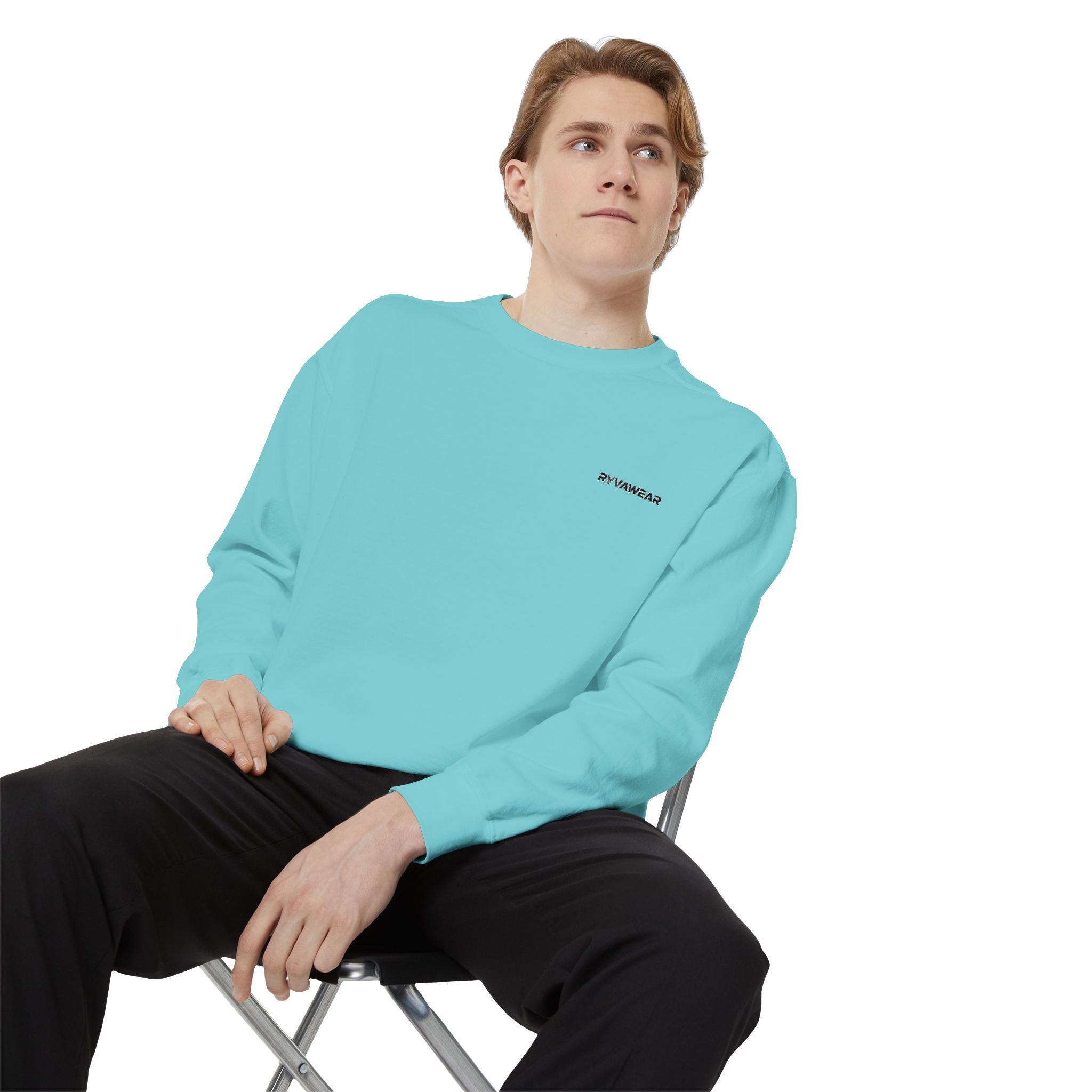 Minimalist Sweatshirt with Tiny Chest Graphic