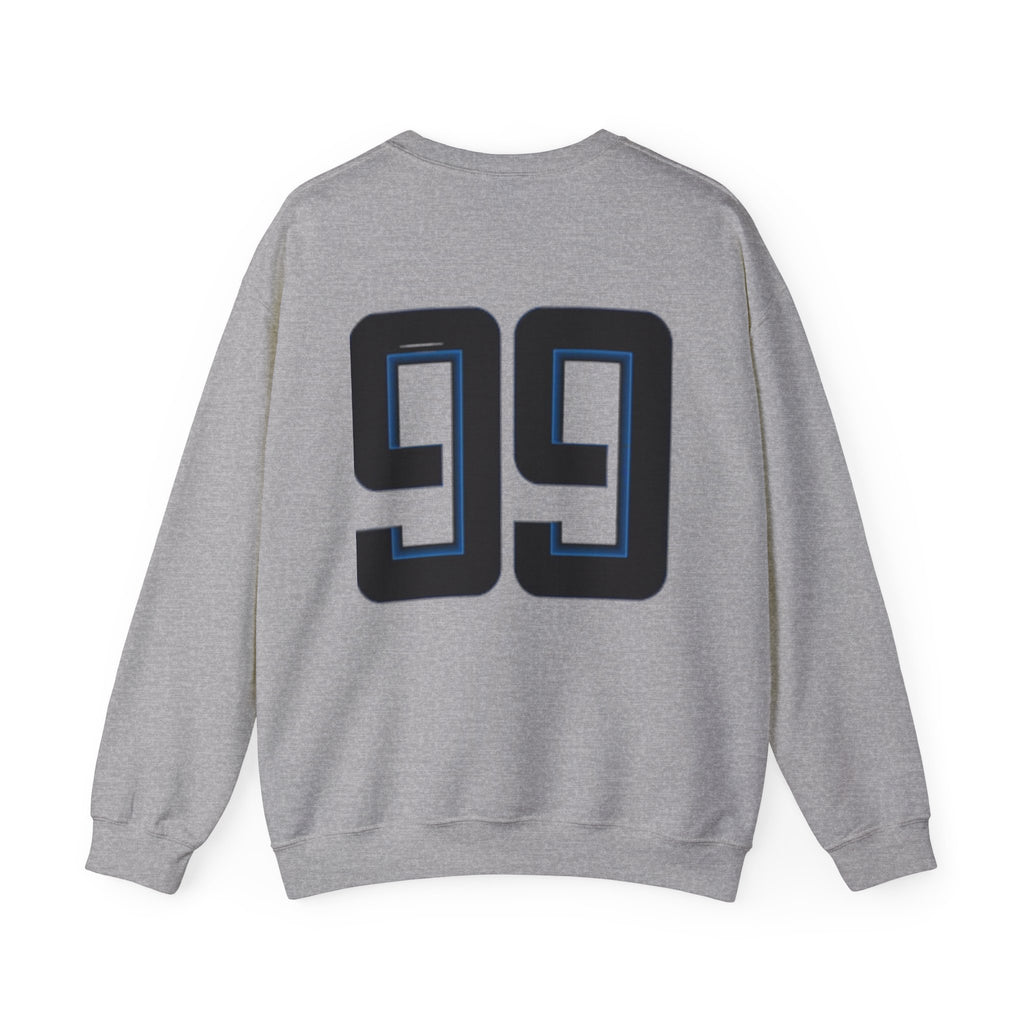 99 Crewneck Sweatshirt – Retro Athletic Number Pullover