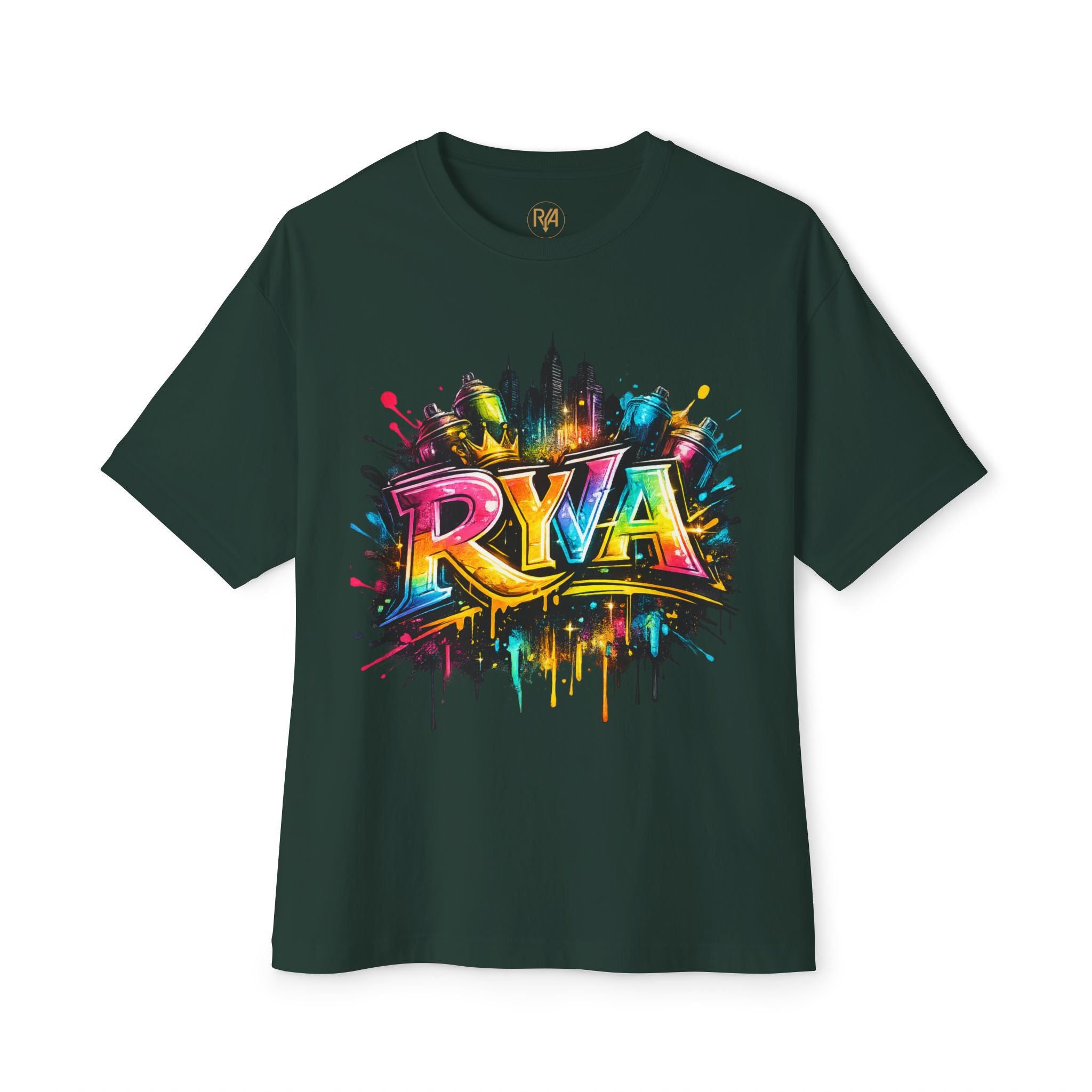 RVA Graffiti Skyline Tee — Richmond Street Art Graphic T-Shirt