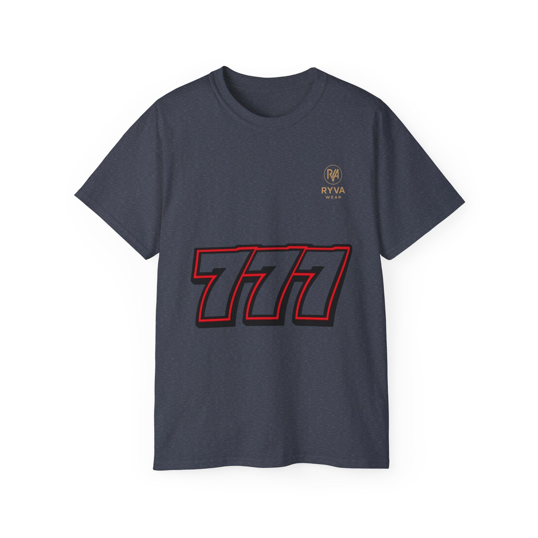 777 Graphic Tee — Lucky Slot Machine Number T-Shirt