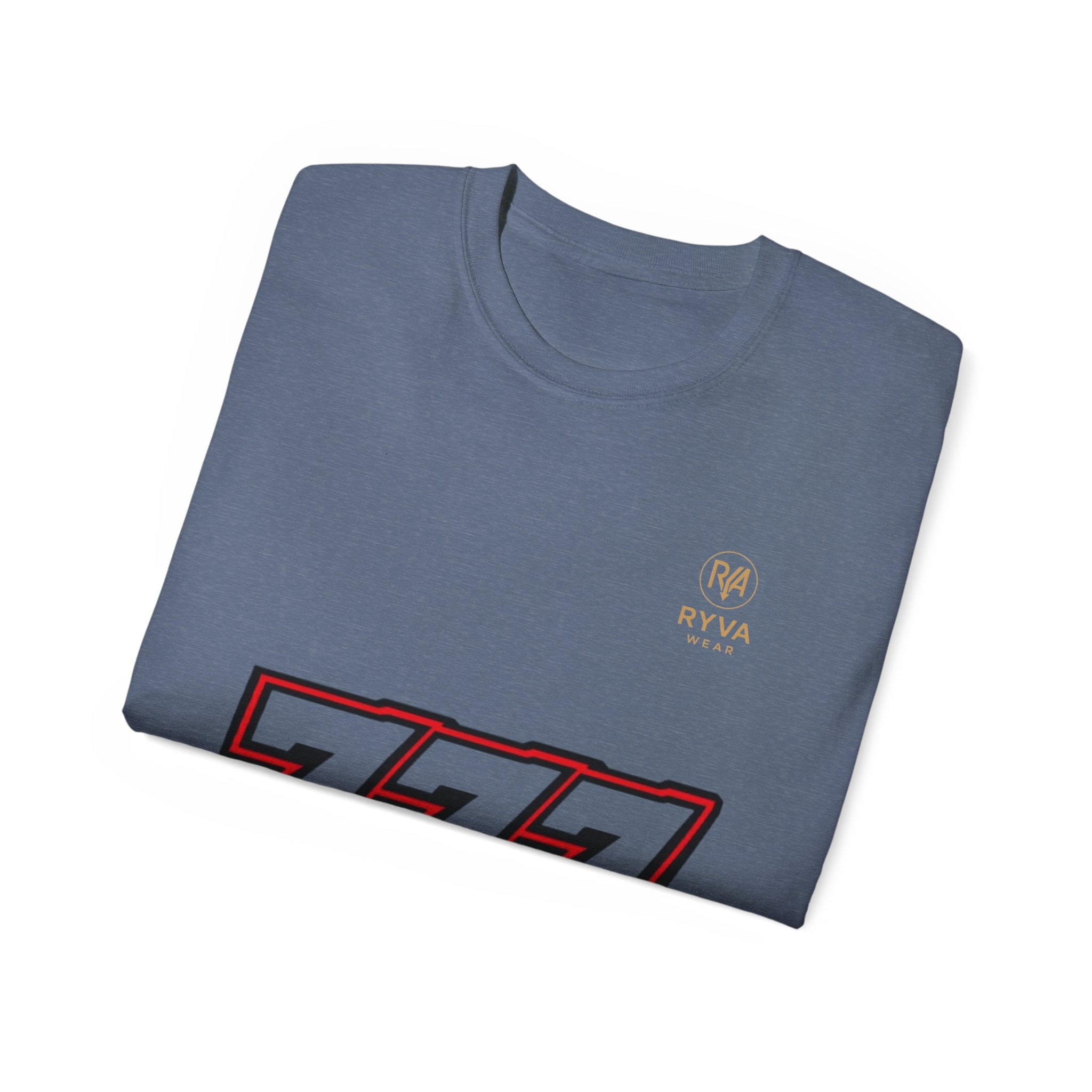 777 Graphic Tee — Lucky Slot Machine Number T-Shirt