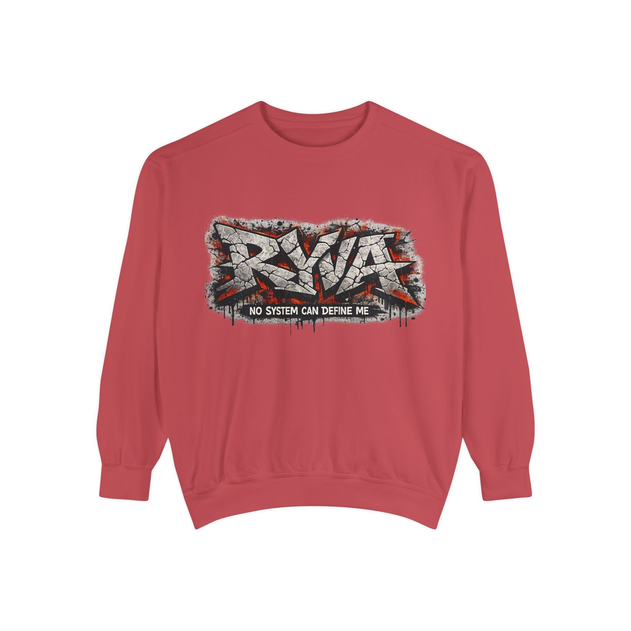 RVA Graffiti Sweatshirt — "No System Can Define Me" Urban Crewneck