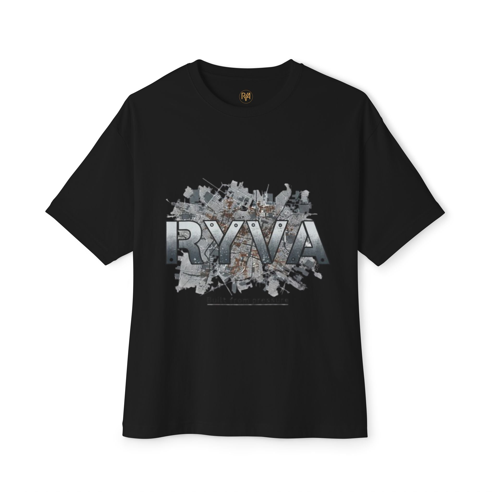 RYVA Graphic Tee — Urban Monochrome Logo Shirt