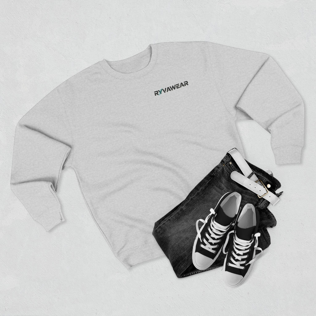 Minimalist 'RYVAWEAR' Crewneck Sweatshirt