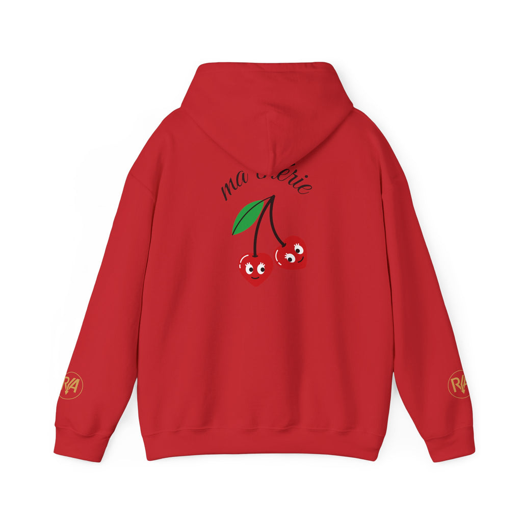 Cherry Mariette Hoodie — Cute Retro Cherry Graphic Hooded Sweatshirt