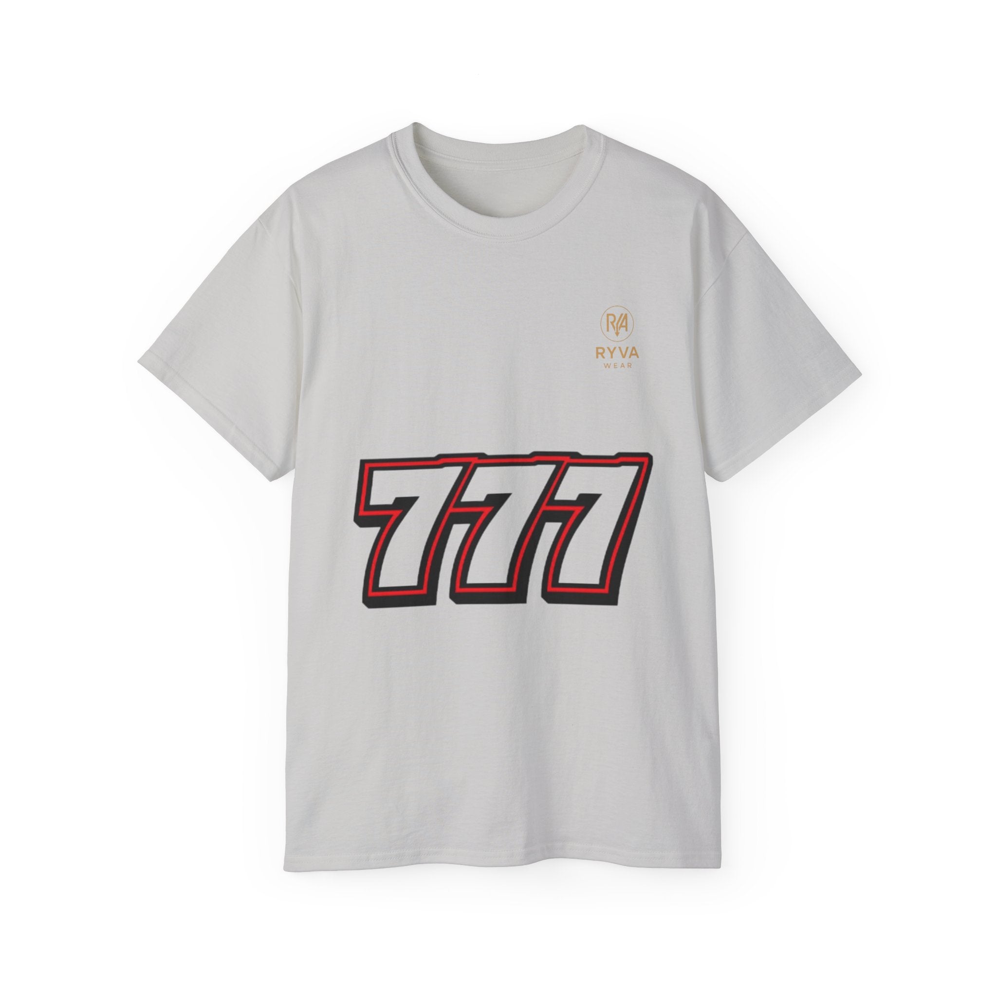 777 Graphic Tee — Lucky Slot Machine Number T-Shirt