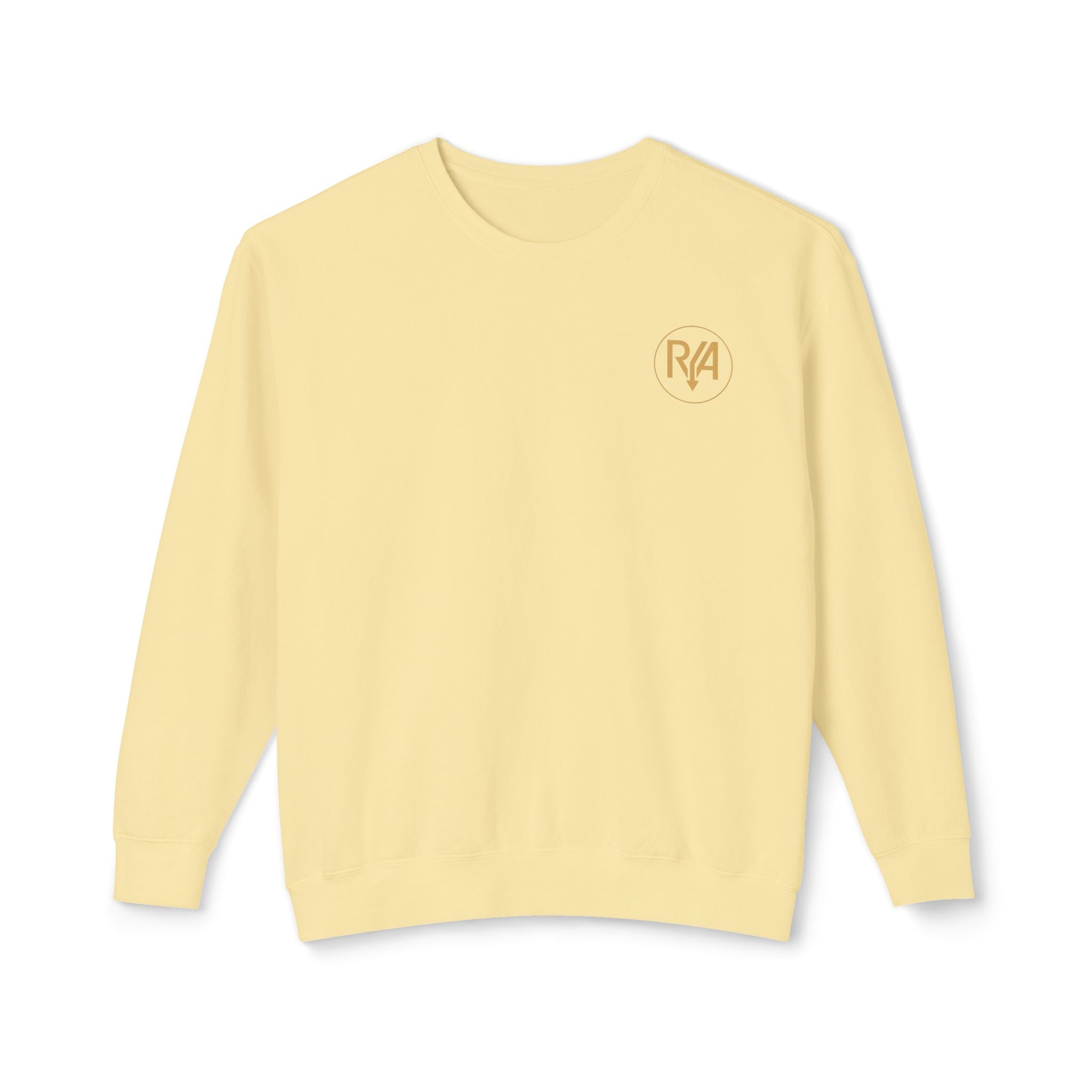Minimal Monogram Crewneck Sweatshirt — R/A Embroidered