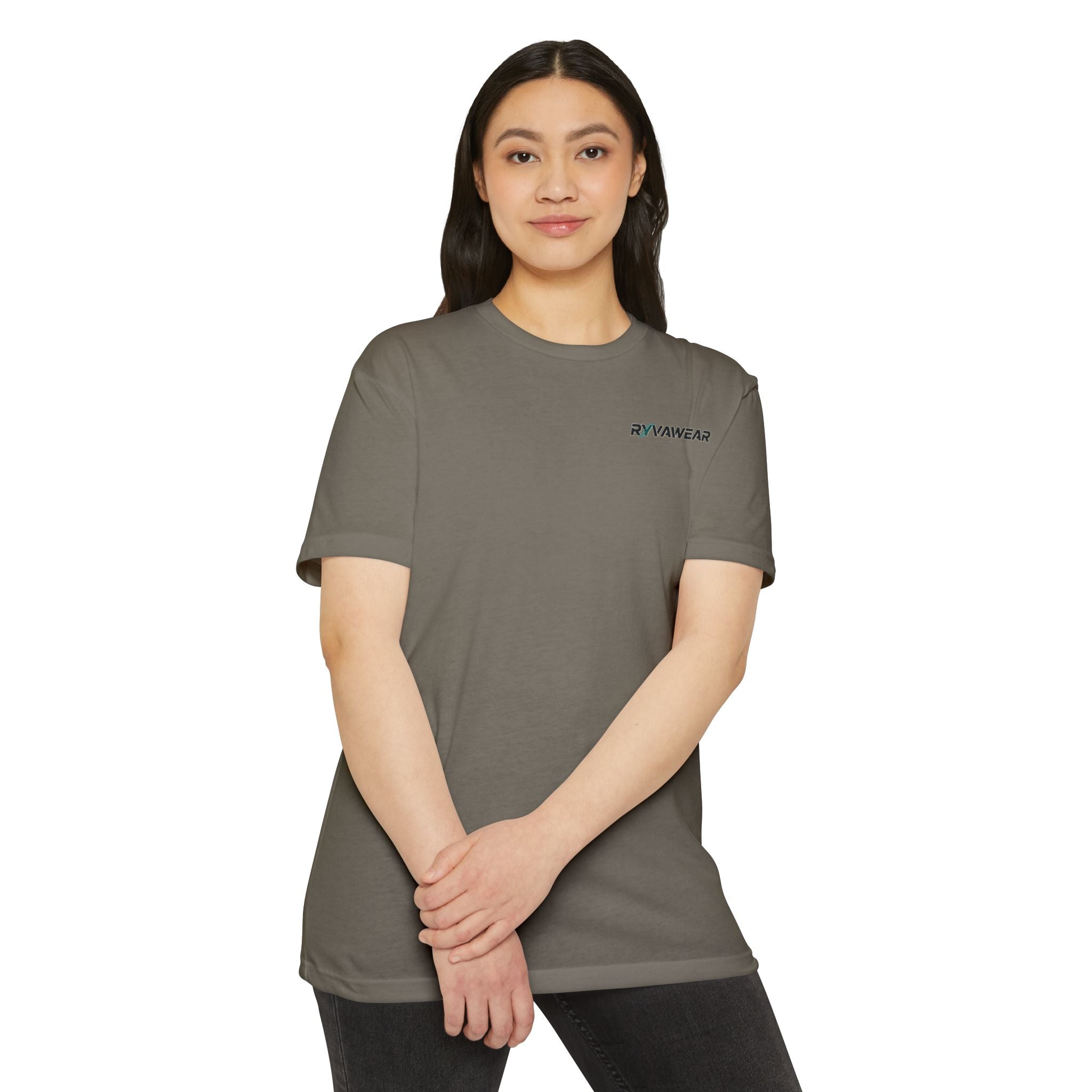 Minimal 'RYVAWEAR' Logo T-Shirt — Casual Unisex Tee