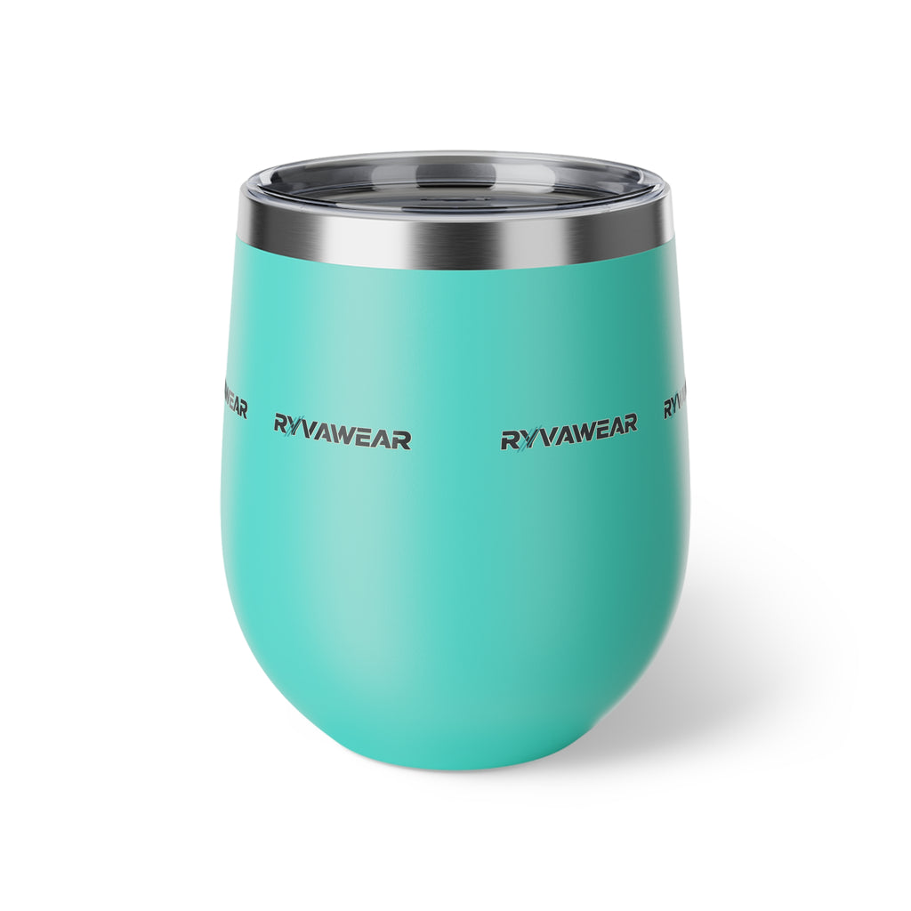 12oz Copper Vacuum Insulated Wine Tumbler — Double-Wall Travel Cup