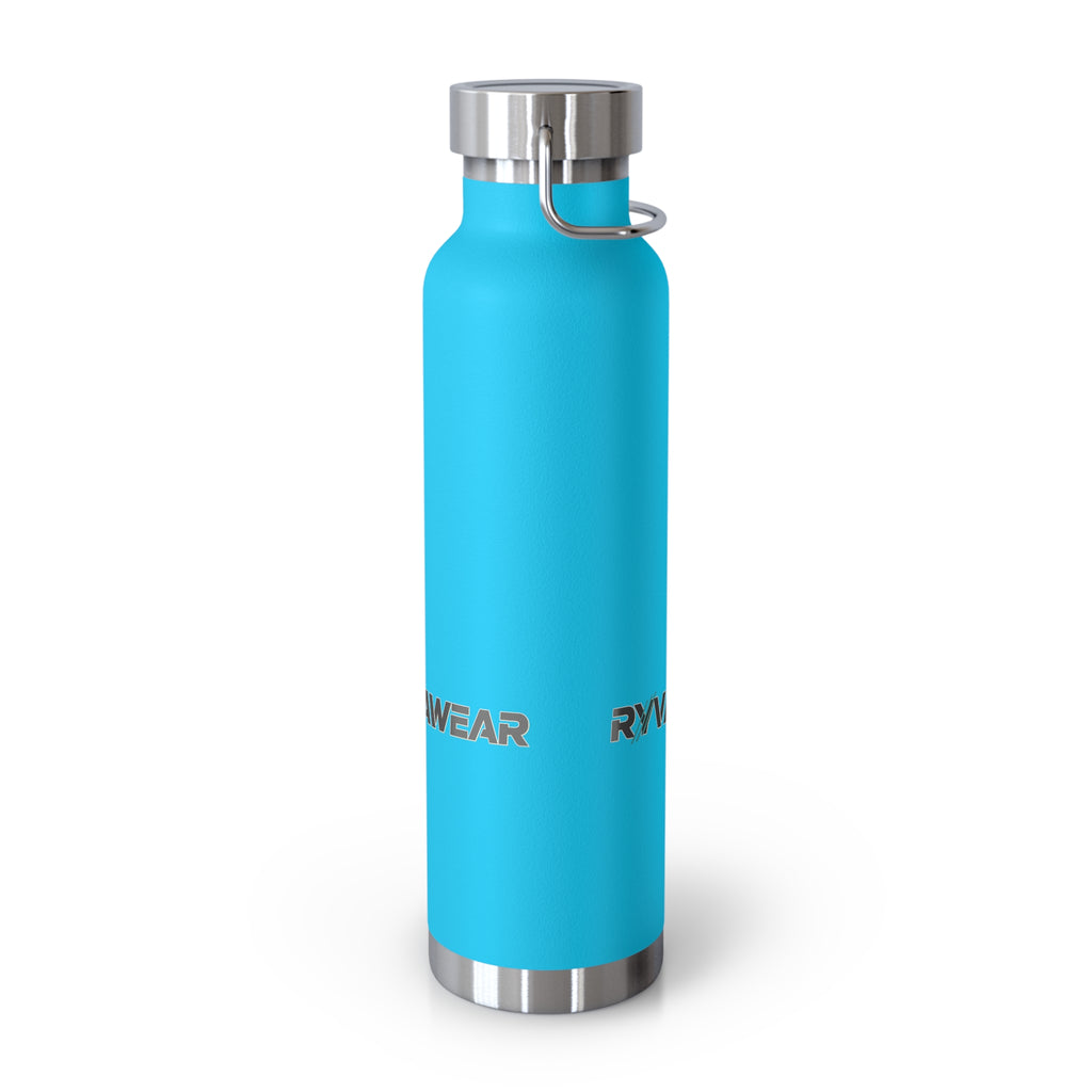 22oz Copper Vacuum Insulated Water Bottle — Double-Wall Stainless Steel Thermos