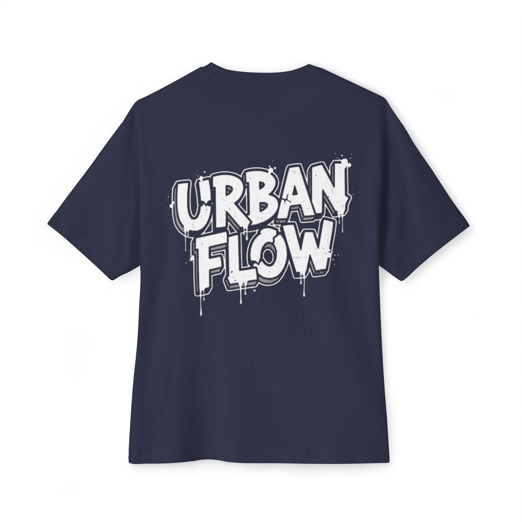 Urban Flow Tee — Graffiti Logo Oversized Boxy T-Shirt