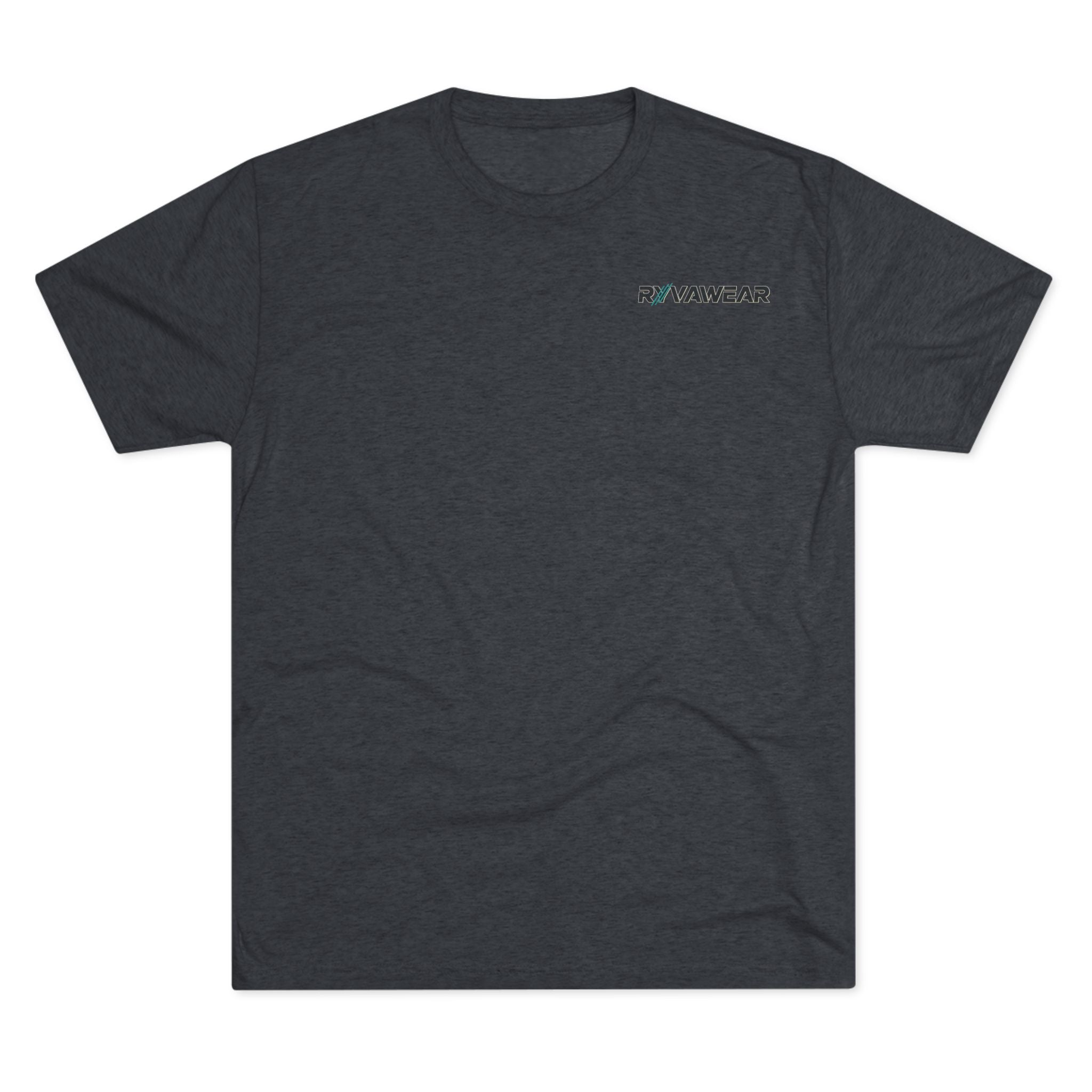 RYVNAWEAR Minimal Logo Tee — Lightweight Tri-Blend Crew Shirt