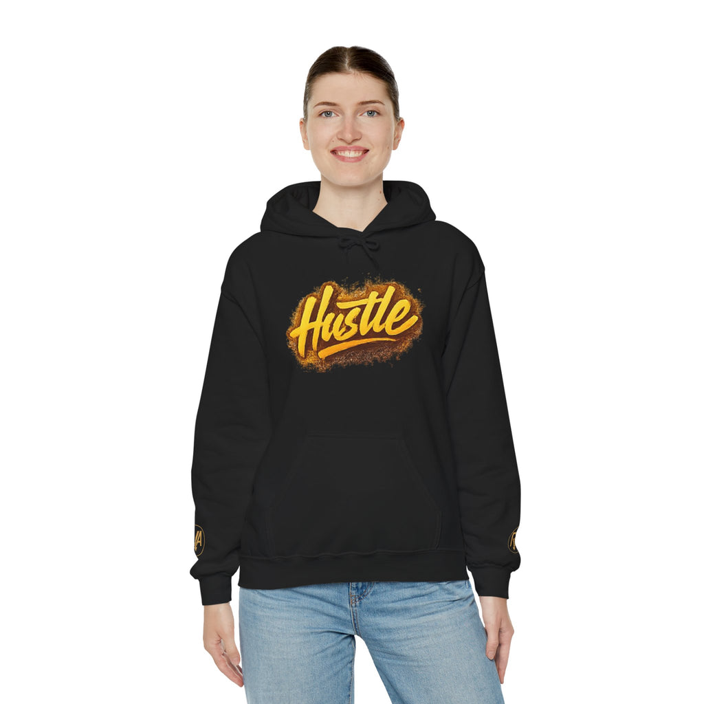 Hustle Graphic Hoodie — Motivational Streetwear Pullover