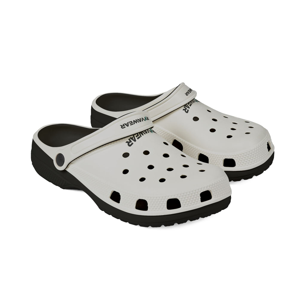 White EVA Foam Clogs — Lightweight Waterproof Slip-On Shoes