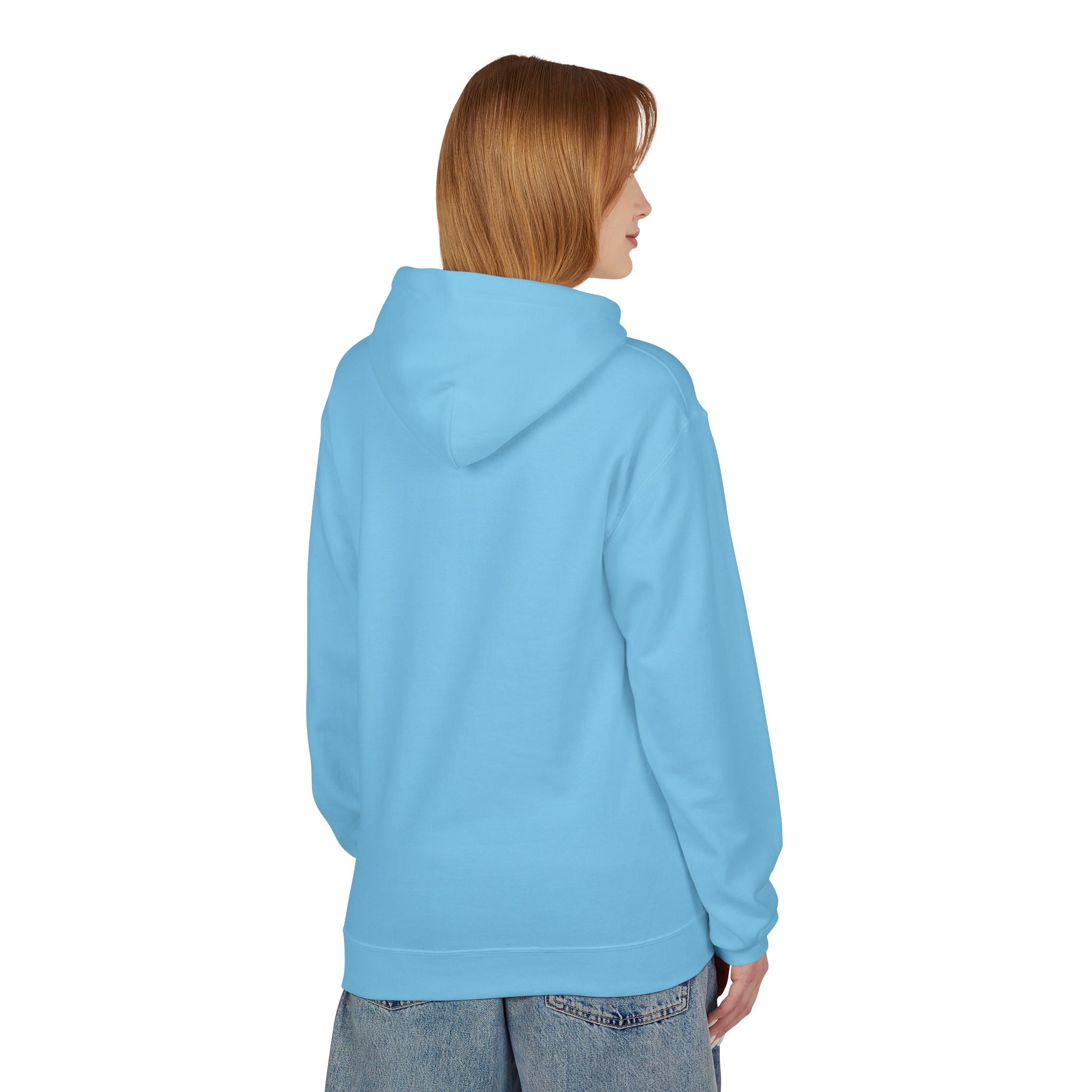 Hoodie — Retro Teal 'Rivestar' Surf Wave Logo Pullover