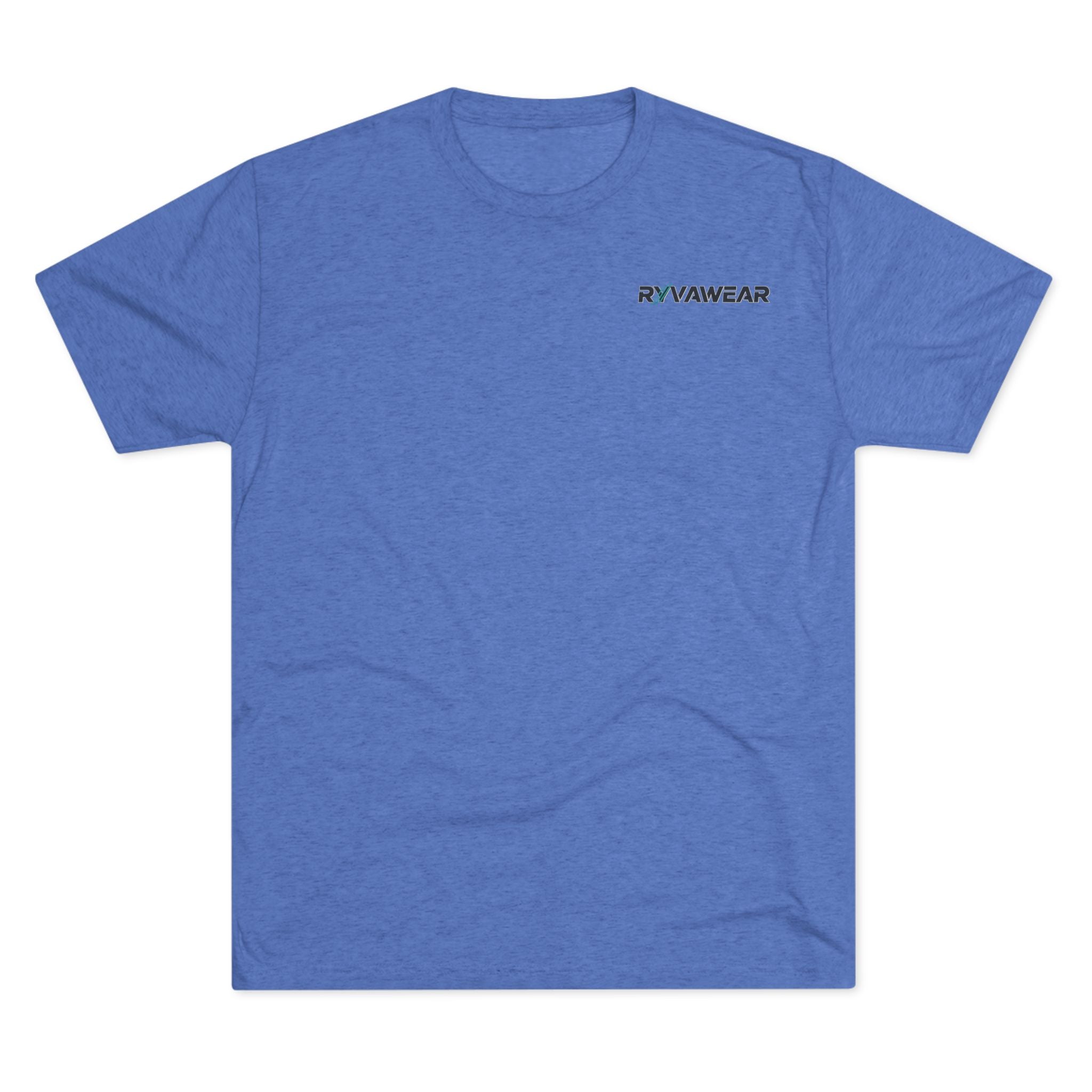 RYVNAWEAR Minimal Logo Tee — Lightweight Tri-Blend Crew Shirt