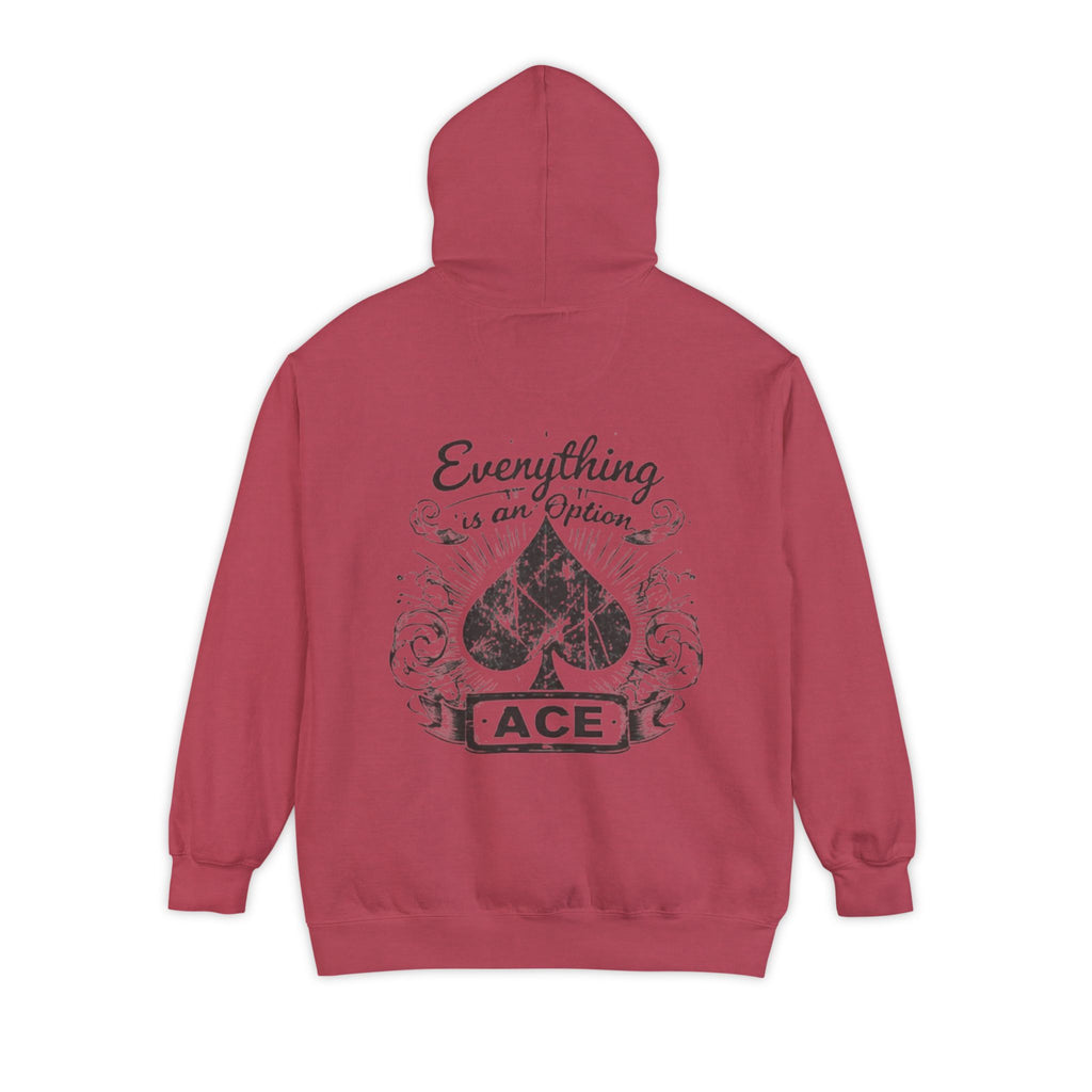 Ace Spade Hoodie — "Everything Is An Option" Graphic Hoodie