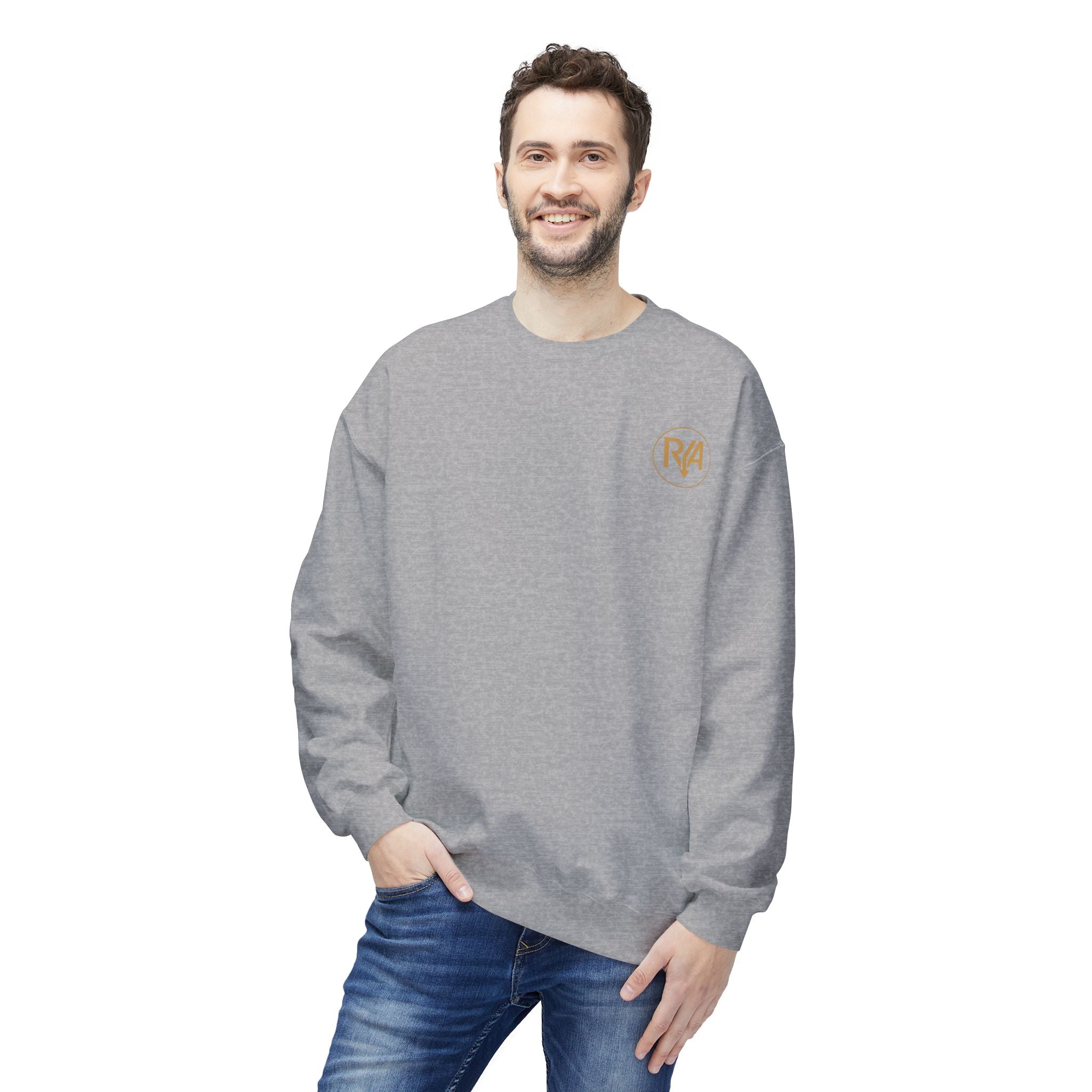 Embroidered R/A Minimal Logo Sweatshirt