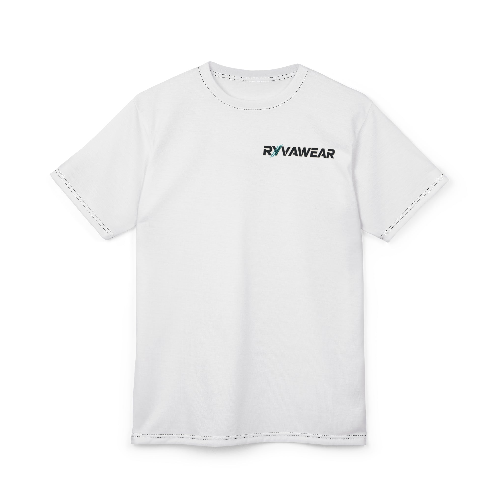 RYVAWEAR Logo Tee — Minimalist Chest Print Cotton T‑Shirt
