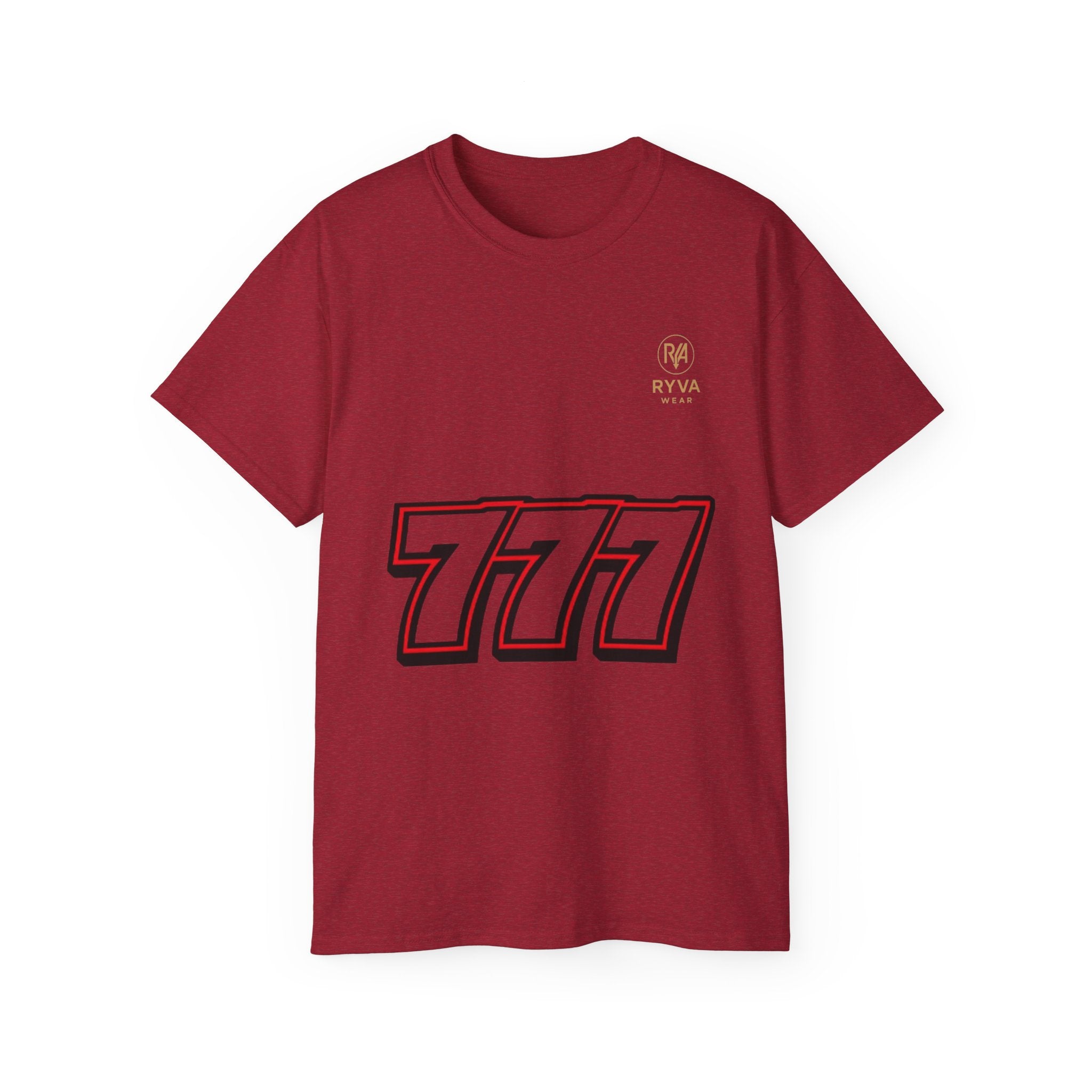 777 Graphic Tee — Lucky Slot Machine Number T-Shirt