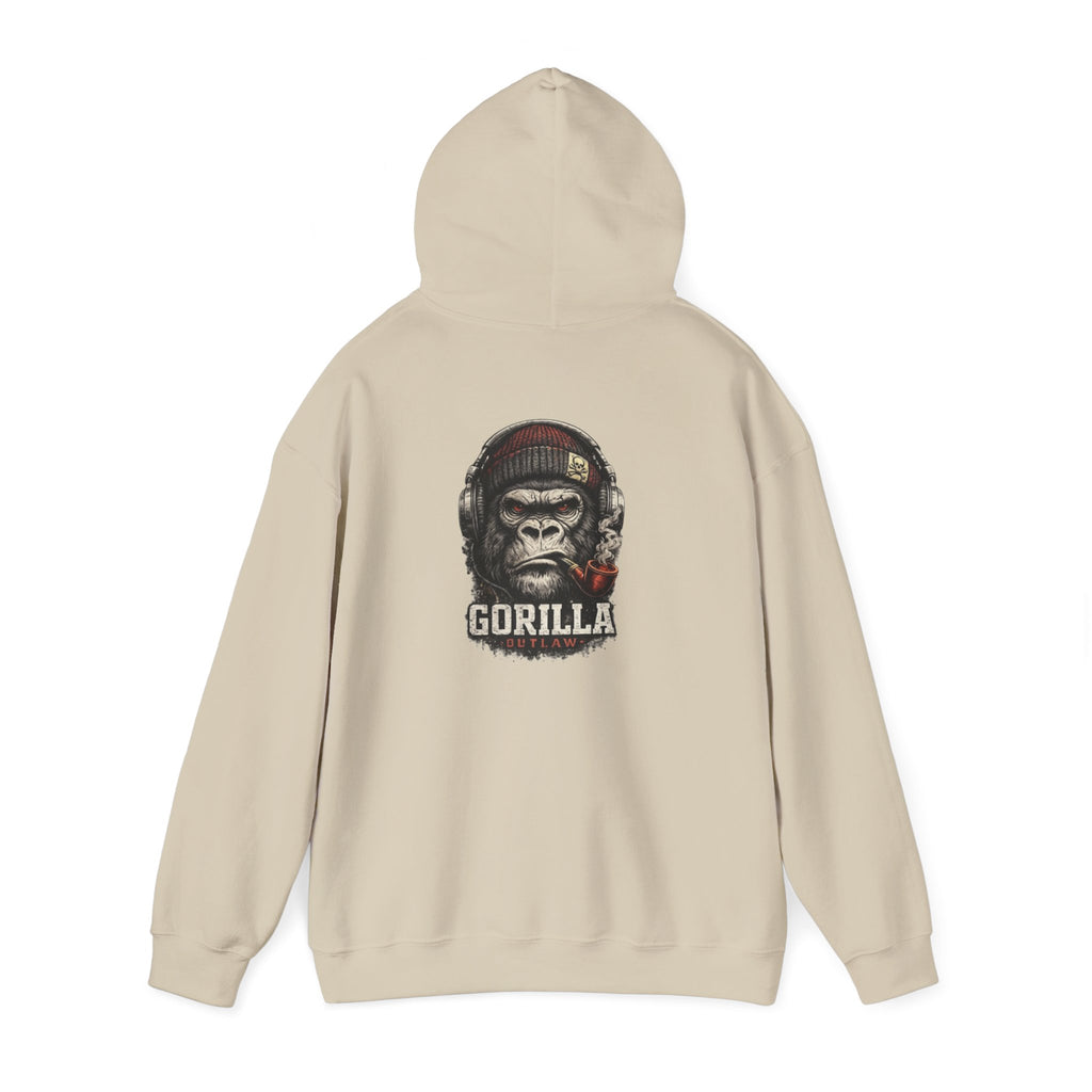 Gorilla Graphic Hoodie — Bold Ape Portrait Sweatshirt