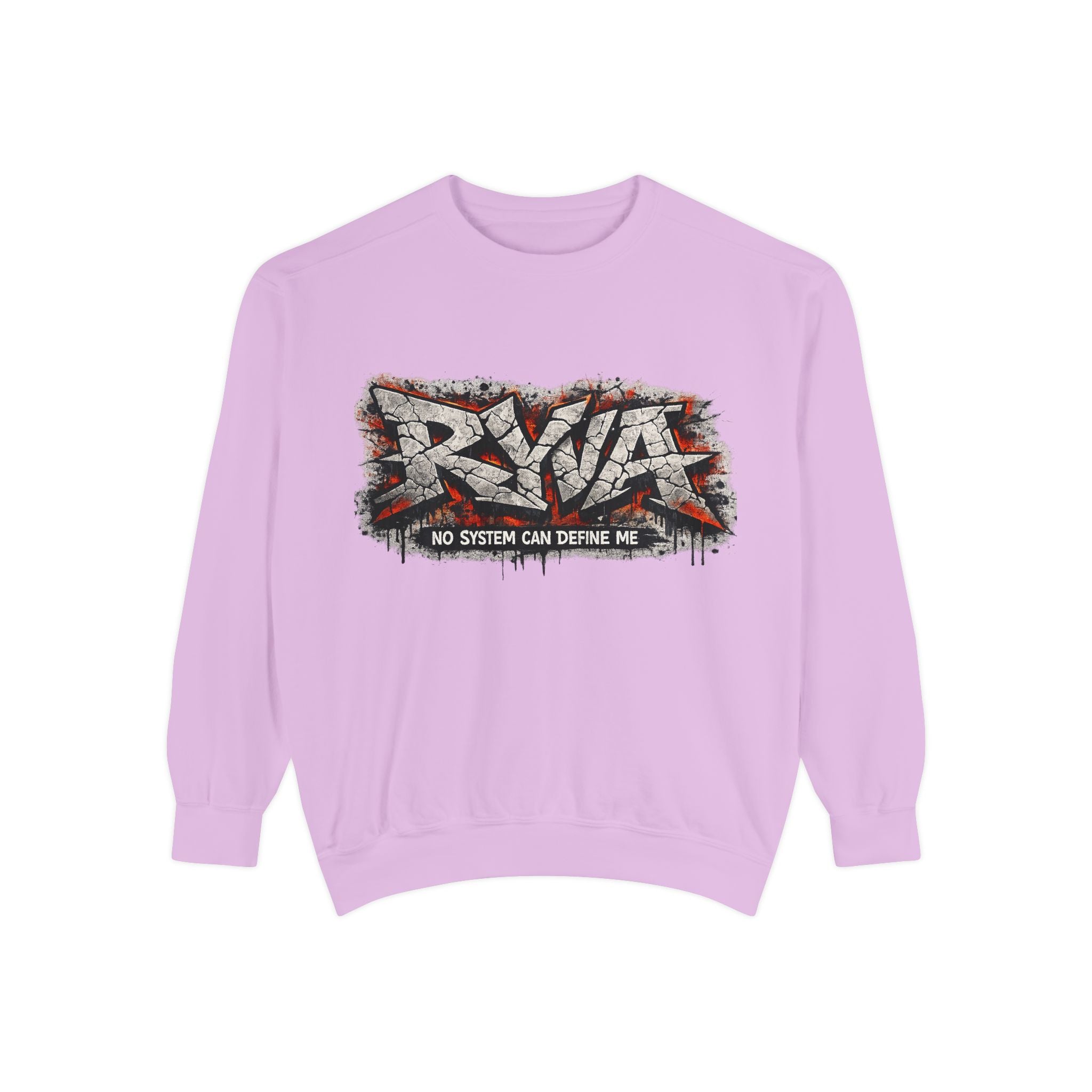 RVA Graffiti Sweatshirt — "No System Can Define Me" Urban Crewneck