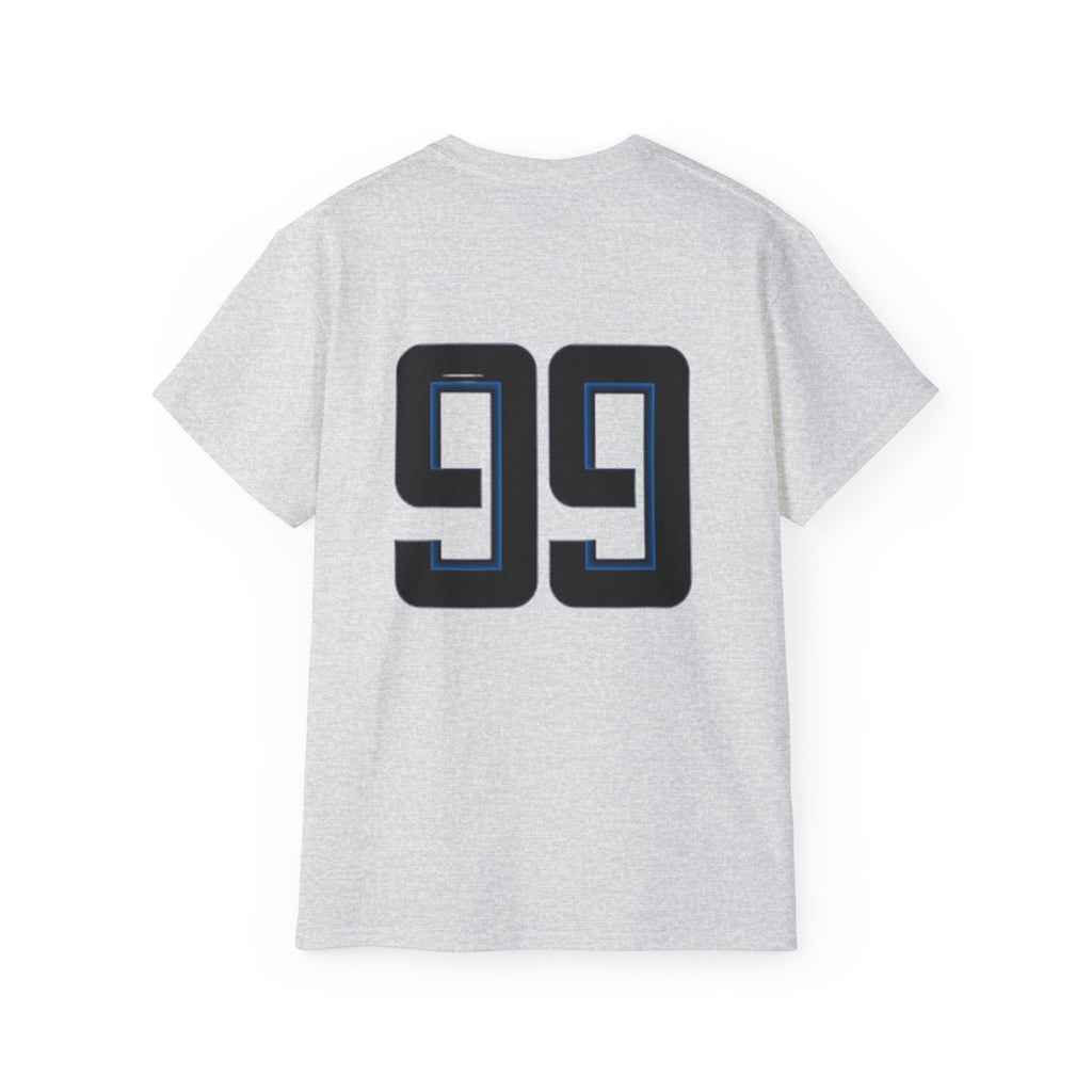 99 Number Tee — Sports Jersey Style Cotton T‑Shirt