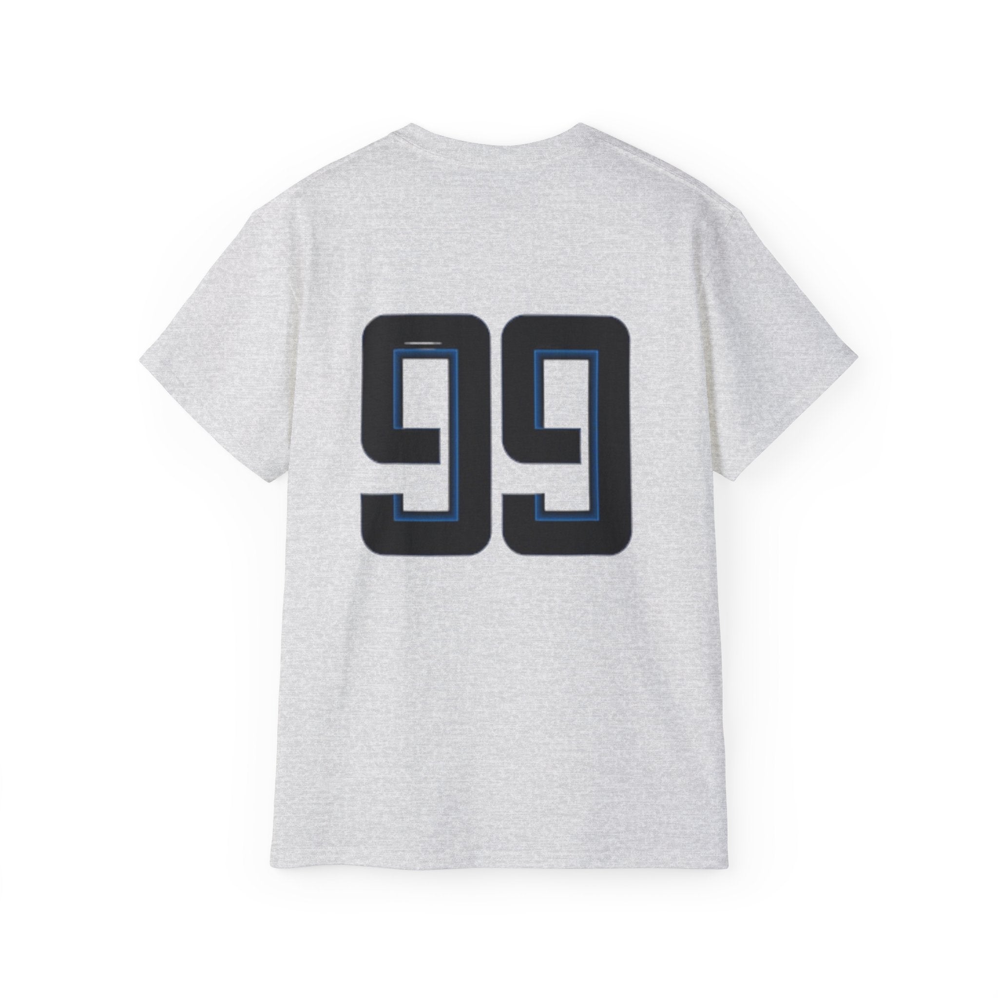 99 Number Tee — Sports Jersey Style Cotton T‑Shirt