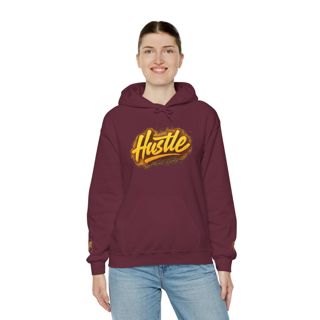 Hustle Graphic Hoodie — Motivational Streetwear Pullover